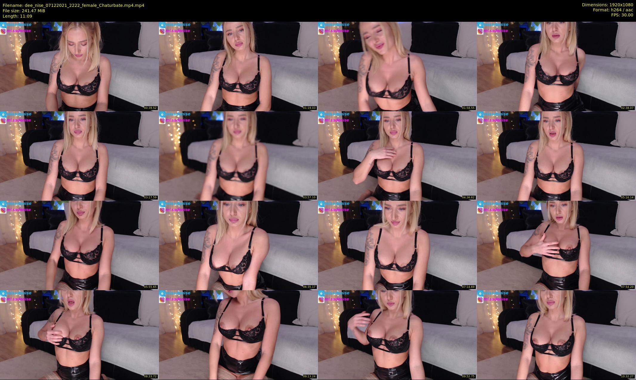 dee_nise — 12 minute Chaturbate female cam show recording, 1080p, Dec 7, 2021