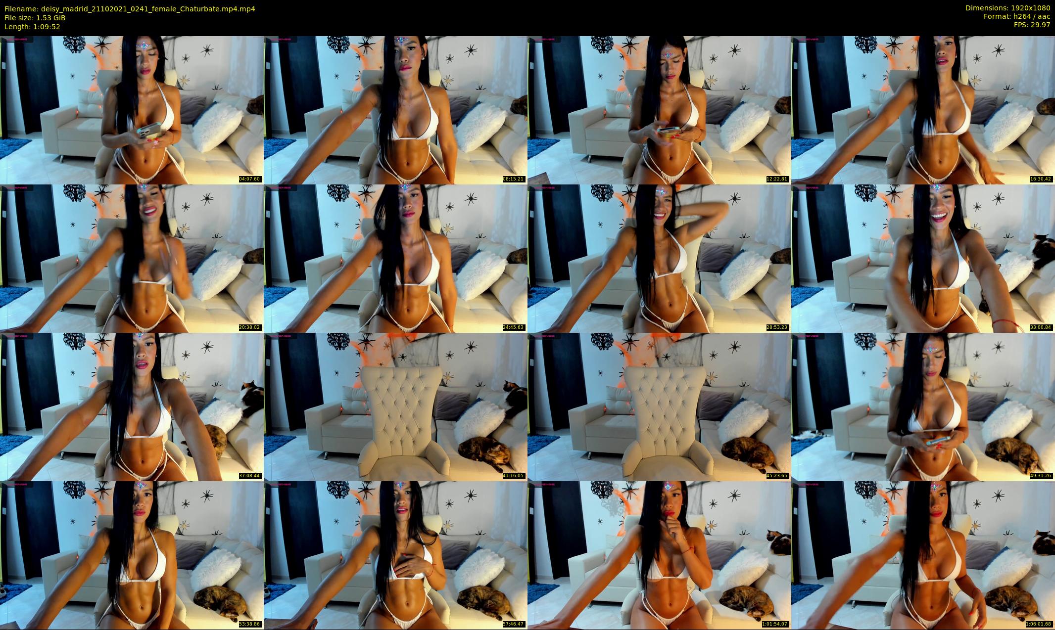 deisy_madrid — 70 minute Chaturbate female cam show recording, 1080p, Oct 21, 2021