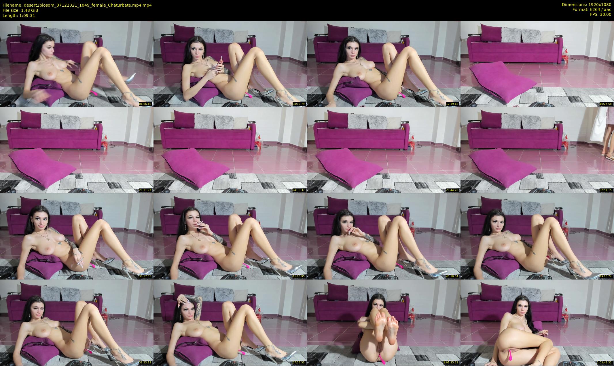 desert2blosom — 70 minute Chaturbate female cam show recording, 1080p, Dec 7, 2021