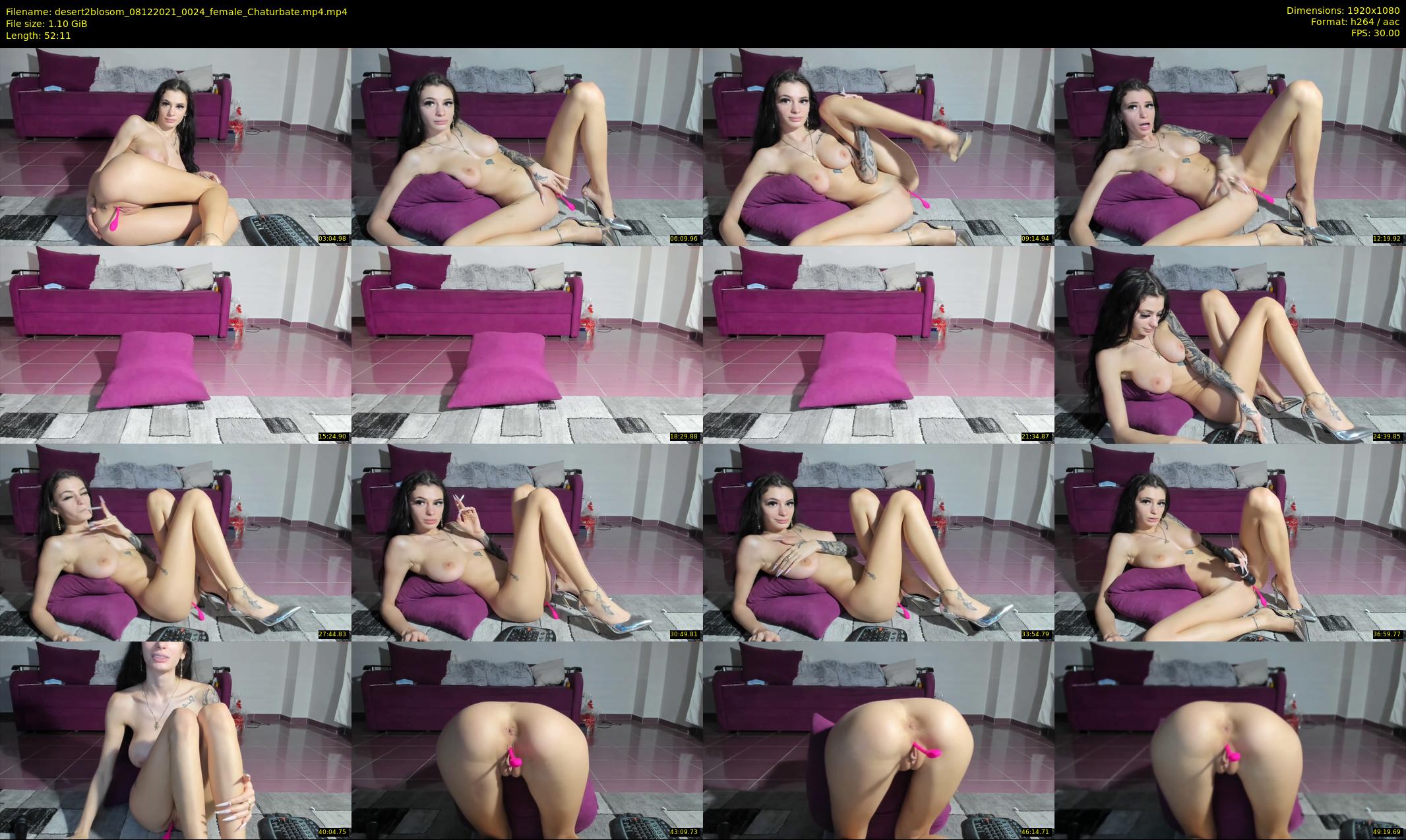 desert2blosom — 53 minute Chaturbate female cam show recording, 1080p, Dec 8, 2021