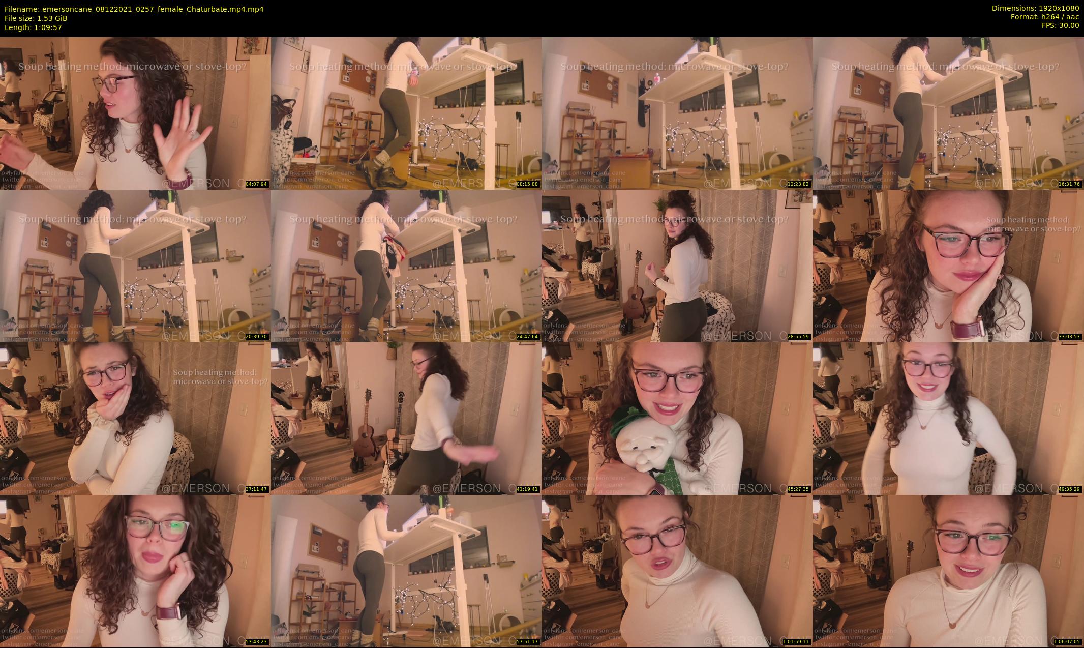 emersoncane — 70 minute Chaturbate female cam show recording, 1080p, Dec 8, 2021