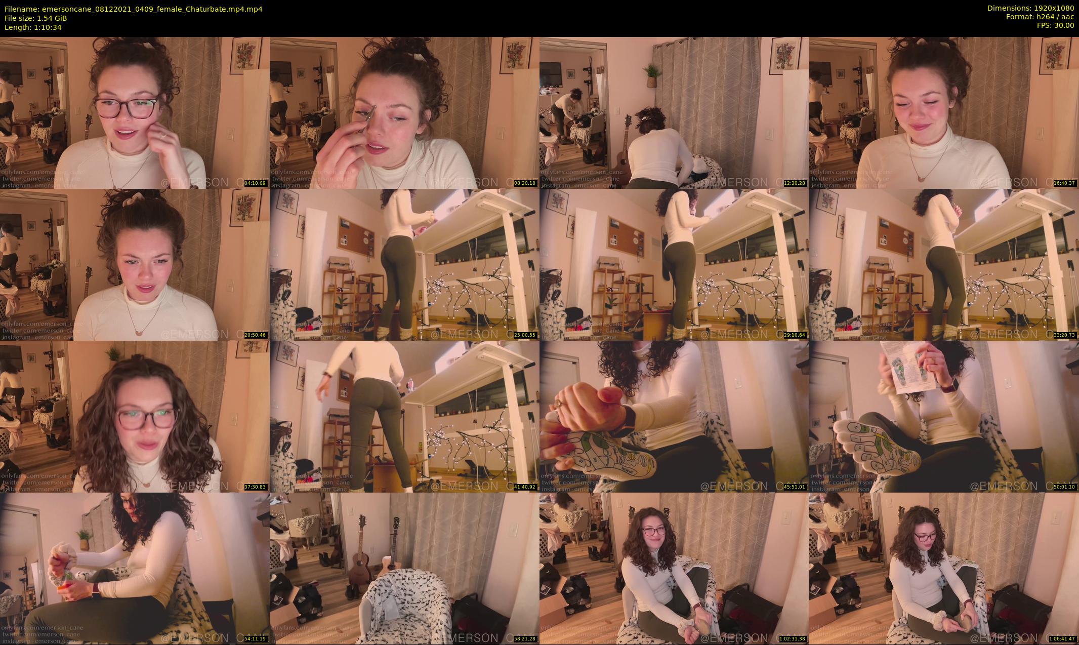 emersoncane — 71 minute Chaturbate female cam show recording, 1080p, Dec 8, 2021
