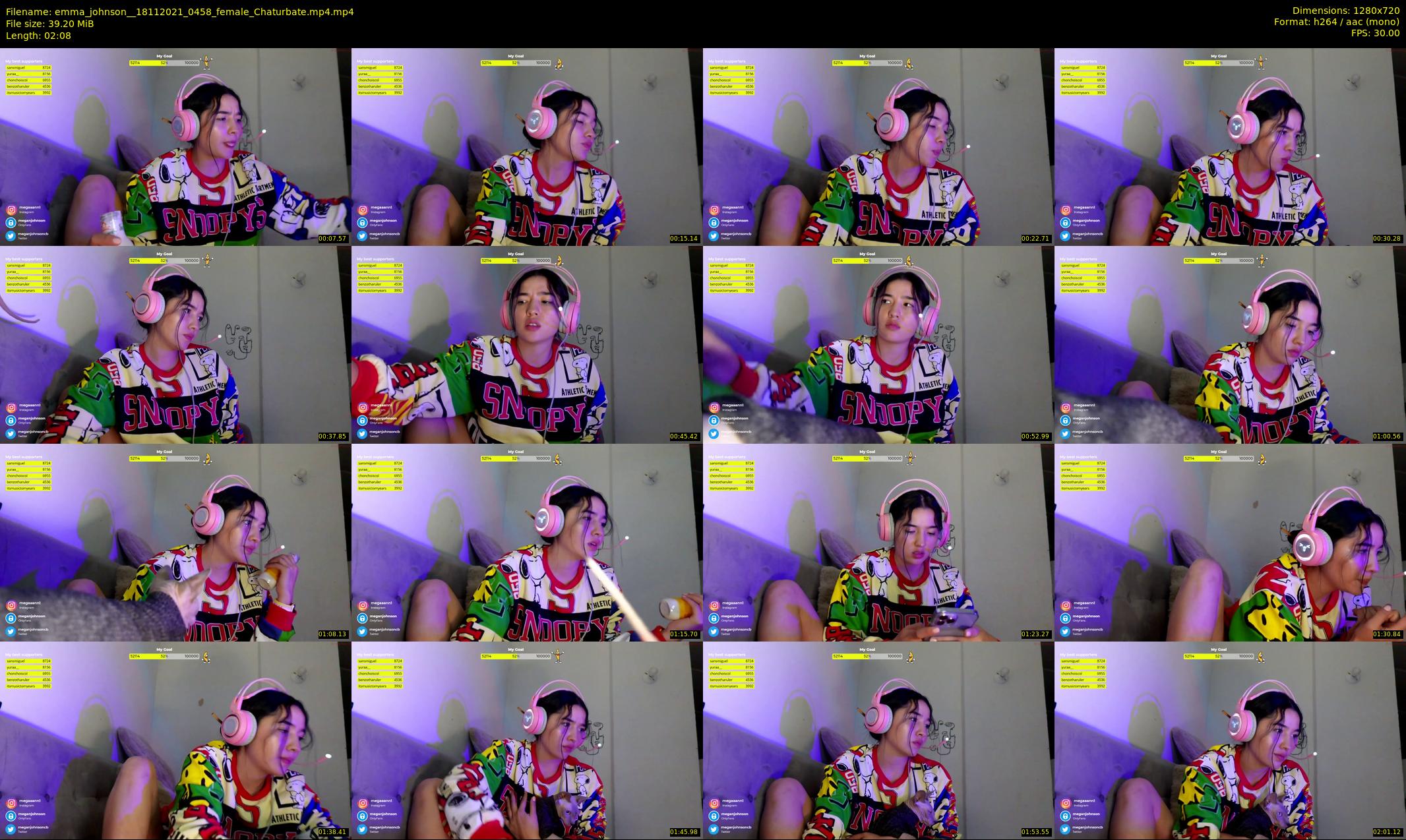 emma_johnson_ — 3 minute Chaturbate female cam show recording, 720p, Nov 18, 2021