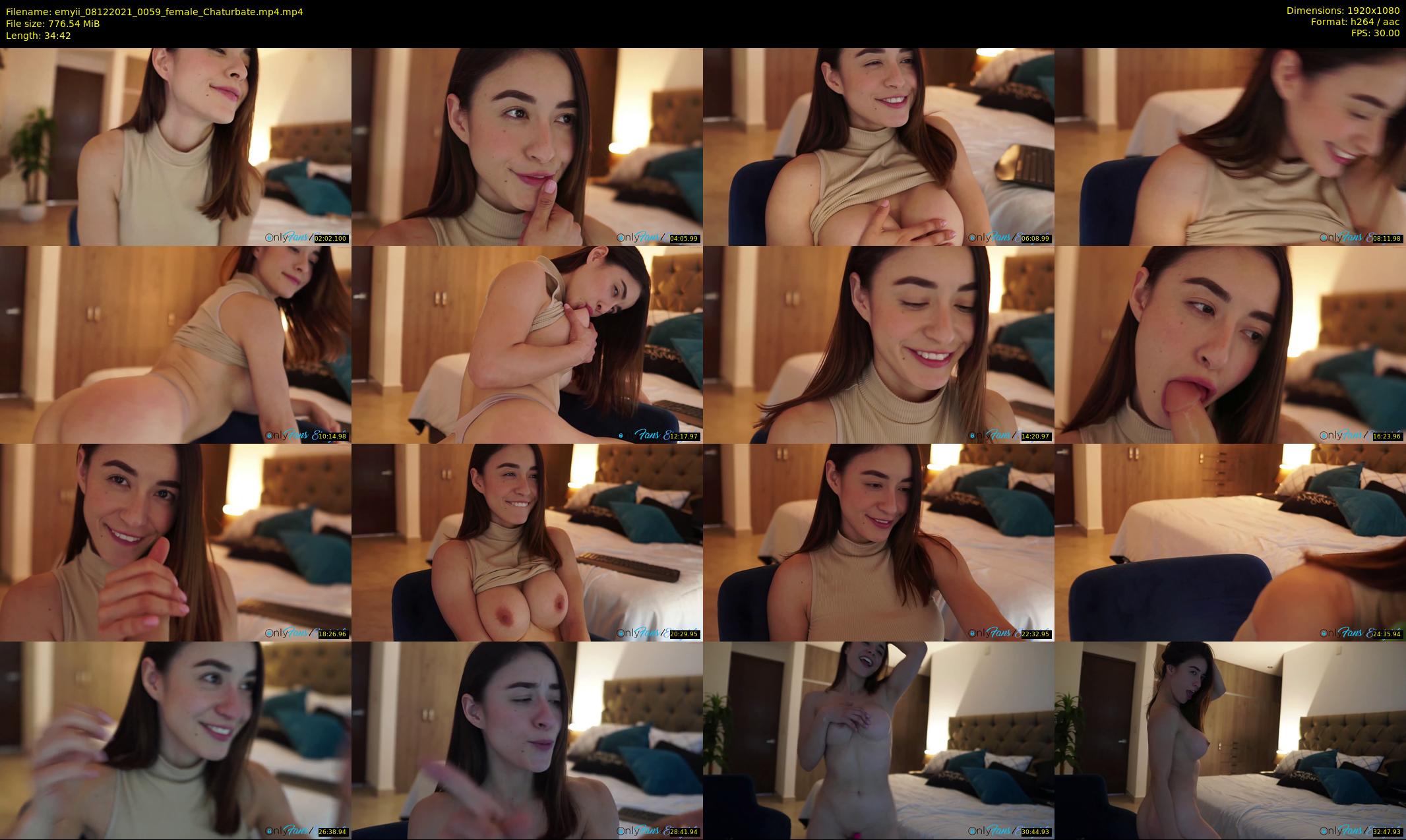 emyii — 35 minute Chaturbate female cam show recording, 1080p, Dec 8, 2021