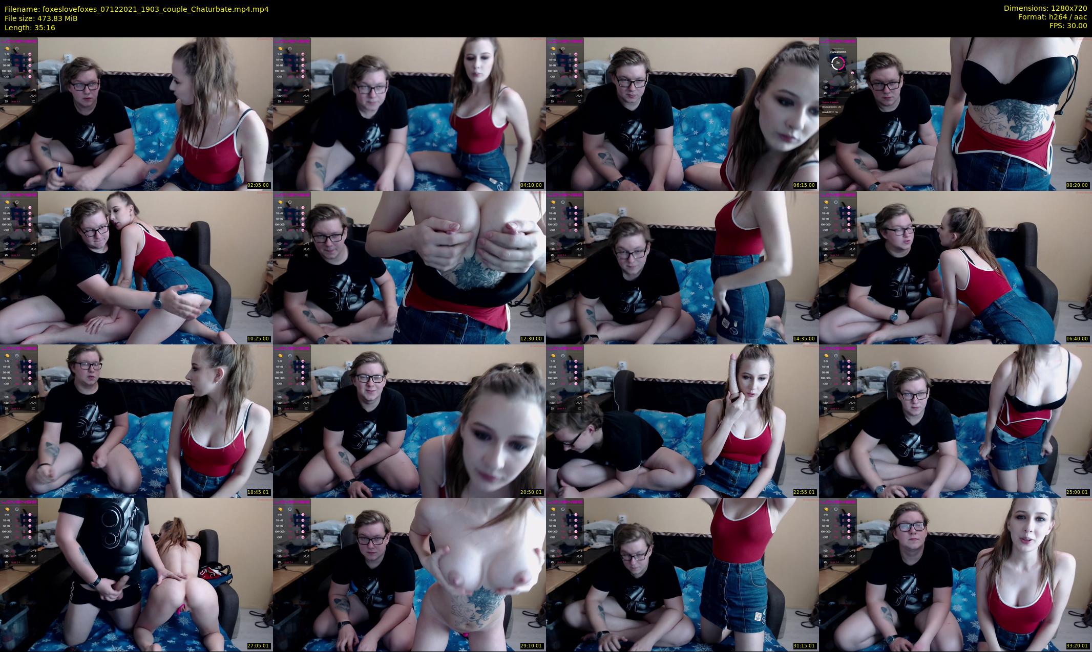 foxeslovefoxes — 36 minute Chaturbate couple cam show recording, 720p, Dec 7, 2021