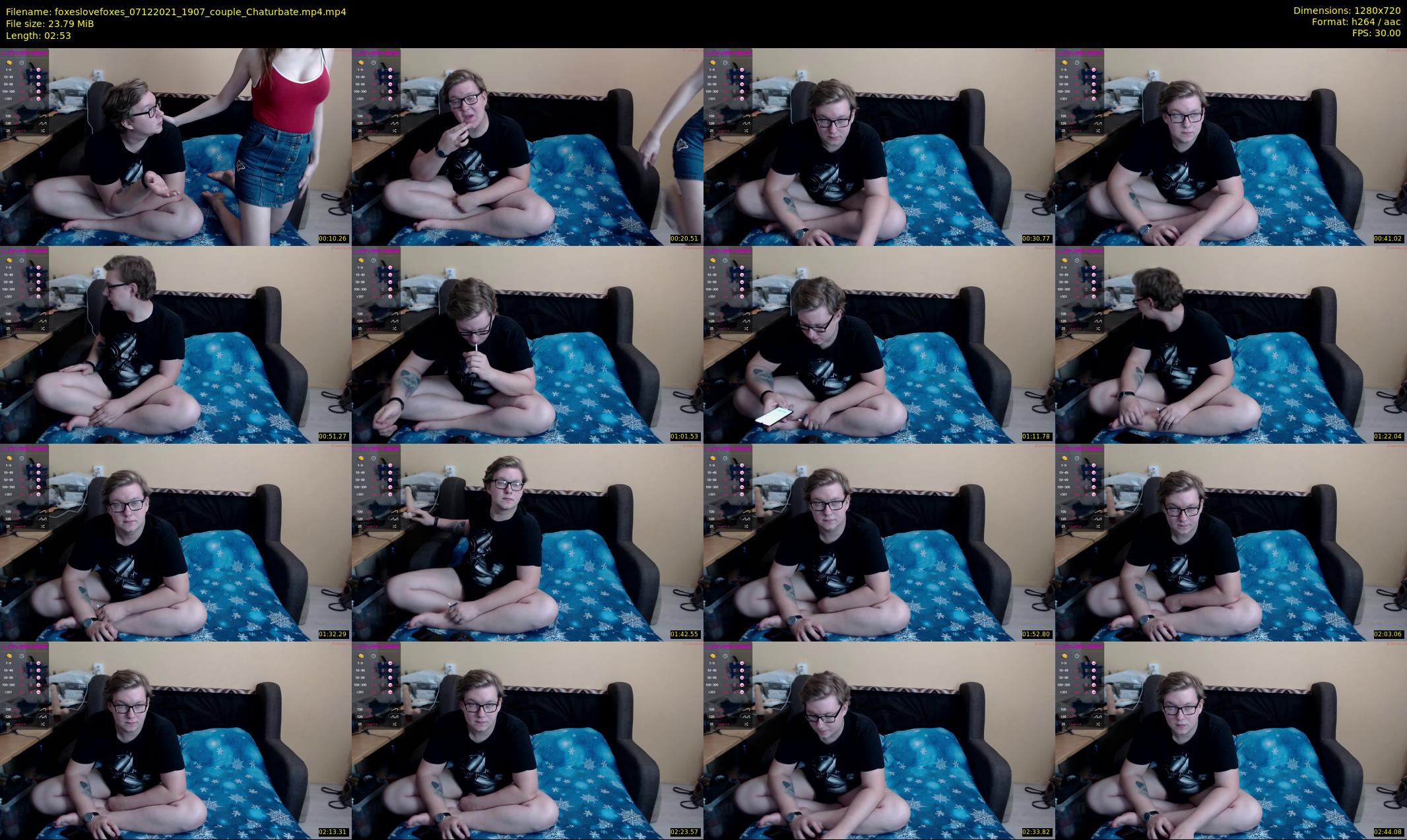 foxeslovefoxes — 3 minute Chaturbate couple cam show recording, 720p, Dec 7, 2021