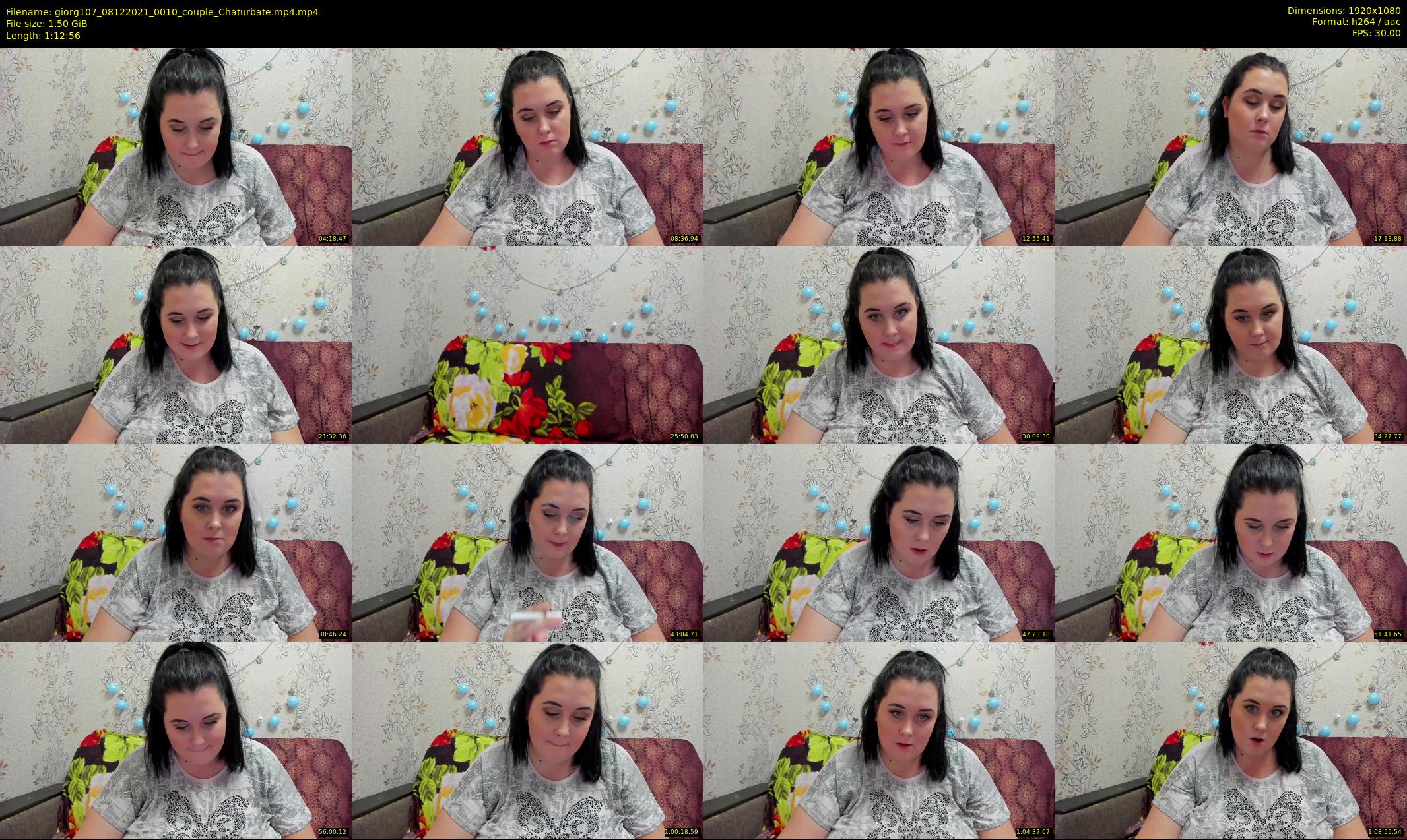 giorg107 — 73 minute Chaturbate couple cam show recording, 1080p, Dec 8, 2021
