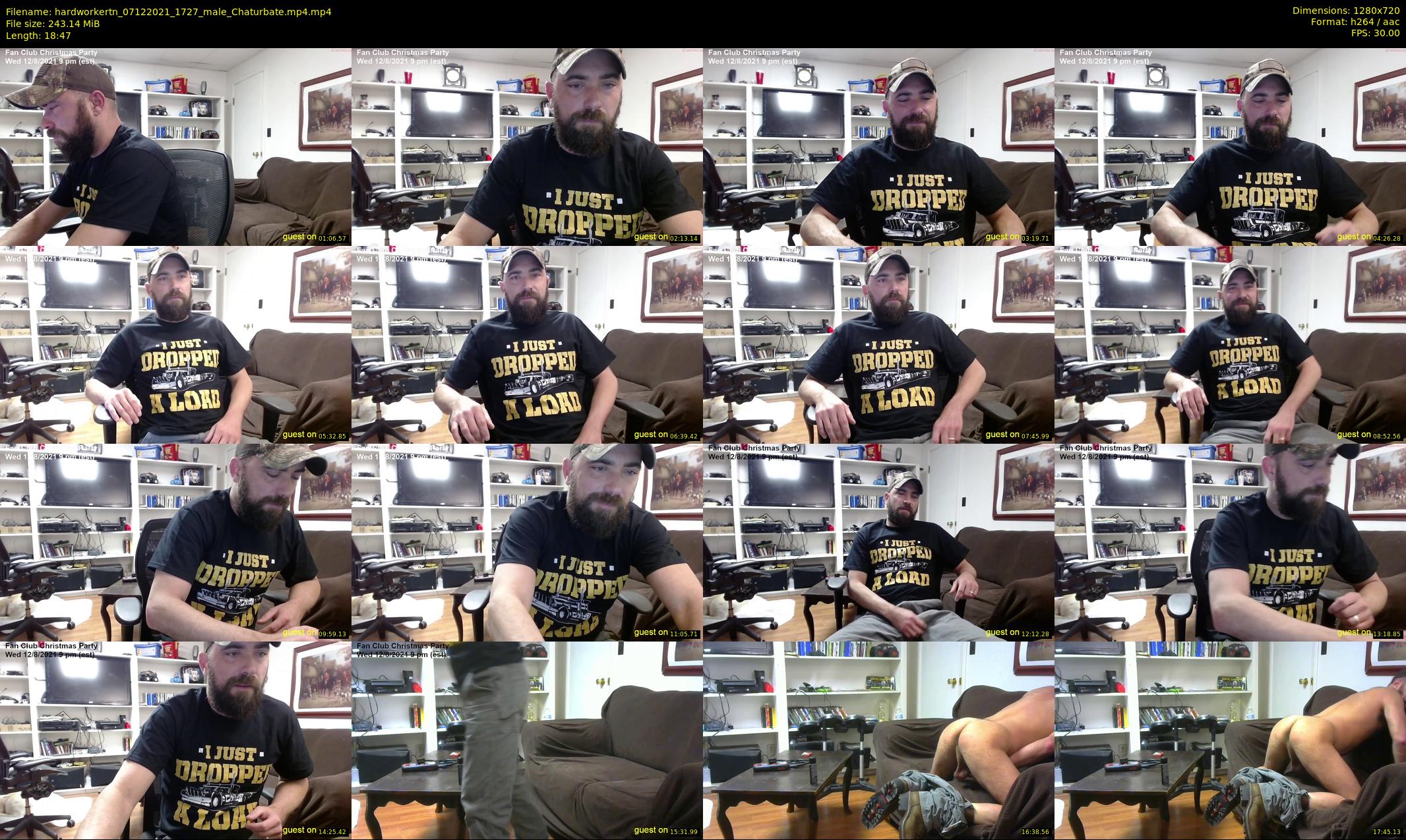 hardworkertn — 19 minute Chaturbate male cam show recording, 720p, Dec 7, 2021