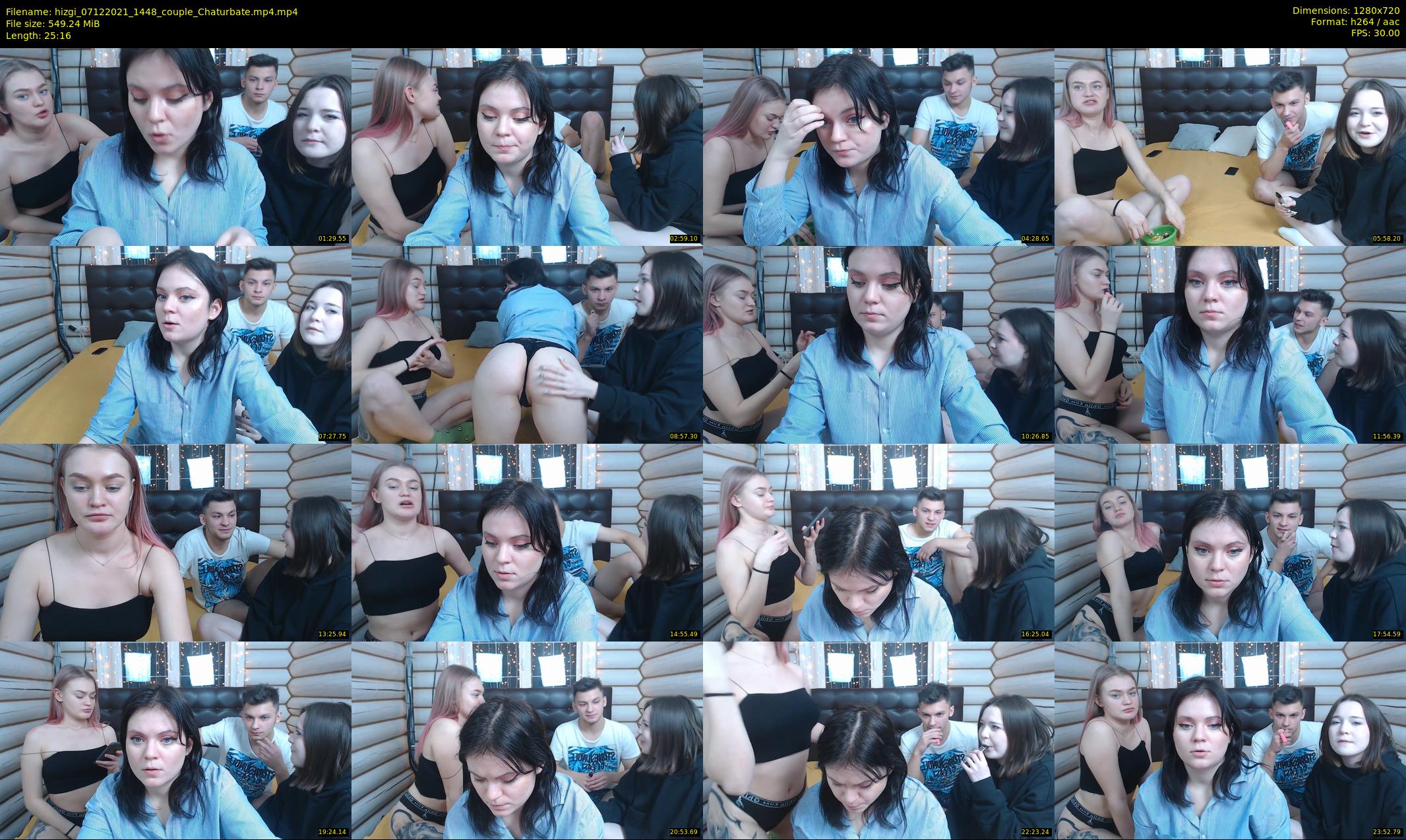 hizgi — 26 minute Chaturbate couple cam show recording, 720p, Dec 7, 2021
