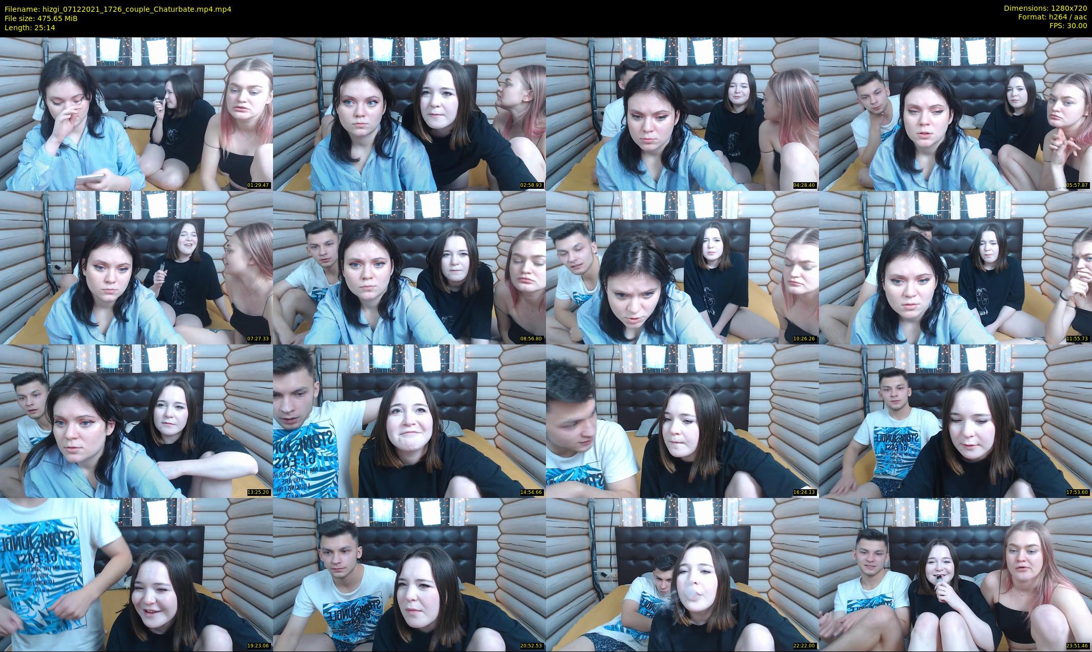 hizgi — 26 minute Chaturbate couple cam show recording, 720p, Dec 7, 2021