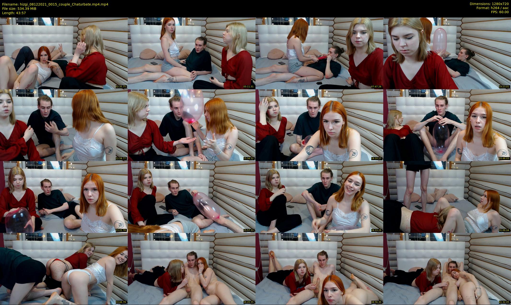 hizgi — 44 minute Chaturbate couple cam show recording, 720p, Dec 8, 2021