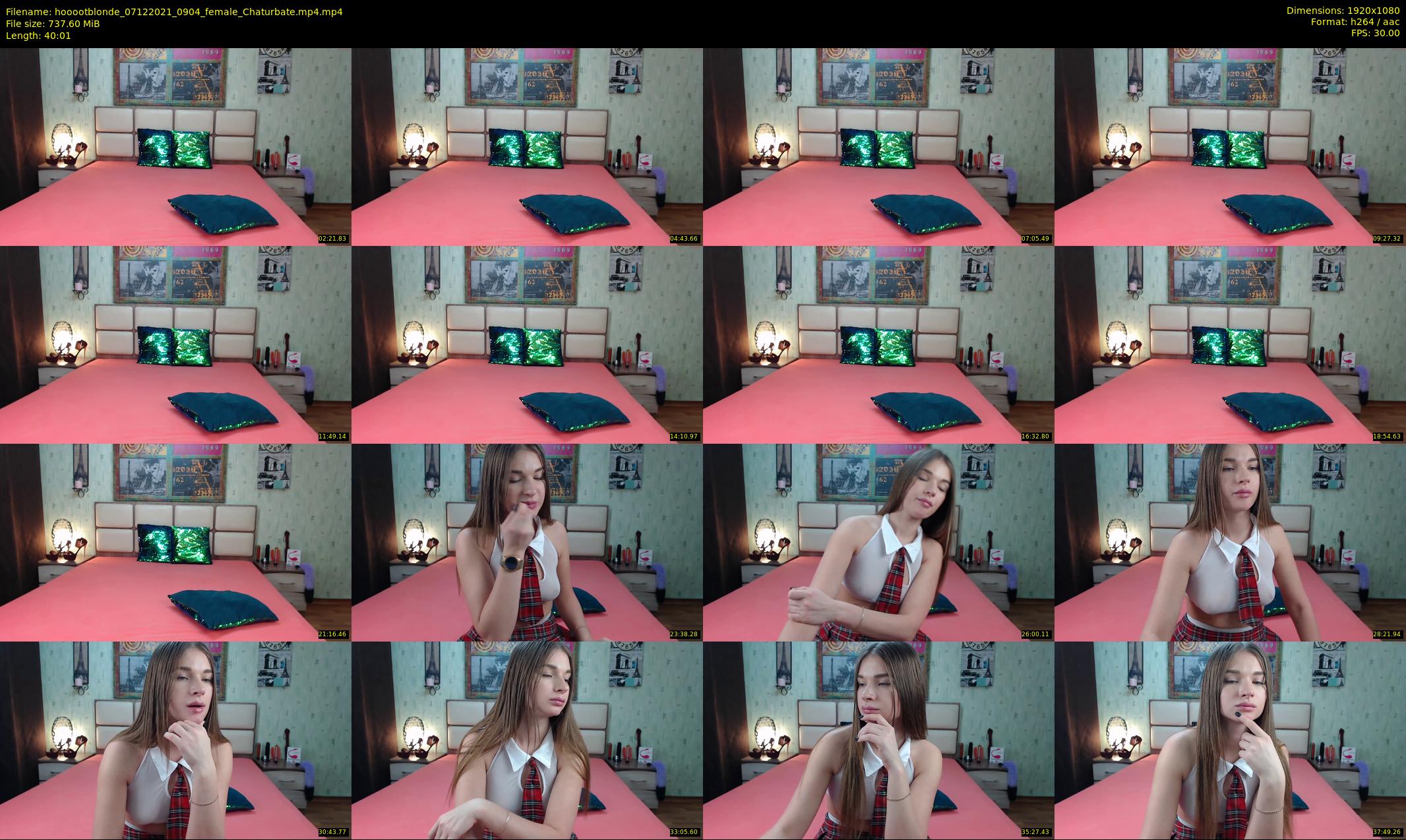 hooootblonde — 41 minute Chaturbate female cam show recording, 1080p, Dec 7, 2021