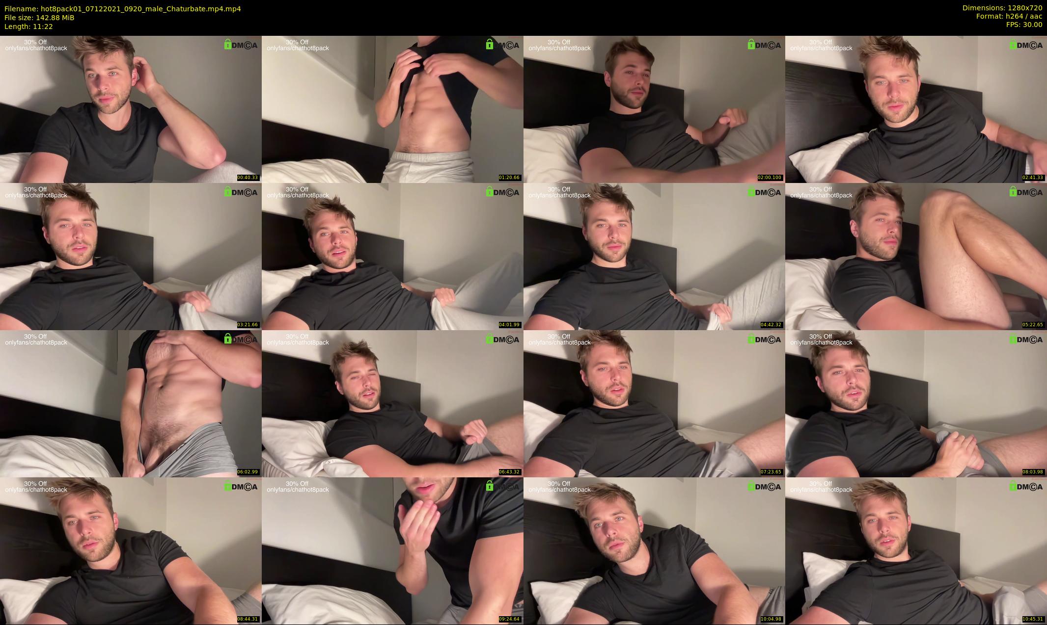 hot8pack01 — 12 minute Chaturbate male cam show recording, 720p, Dec 7, 2021