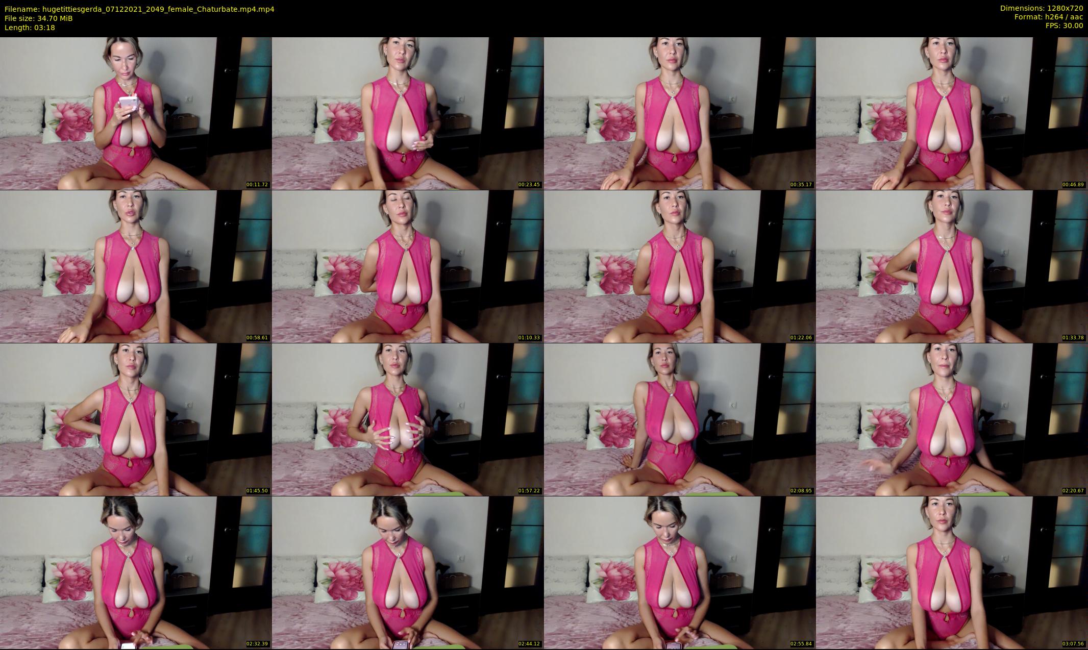 hugetittiesgerda — 4 minute Chaturbate female cam show recording, 720p, Dec 7, 2021