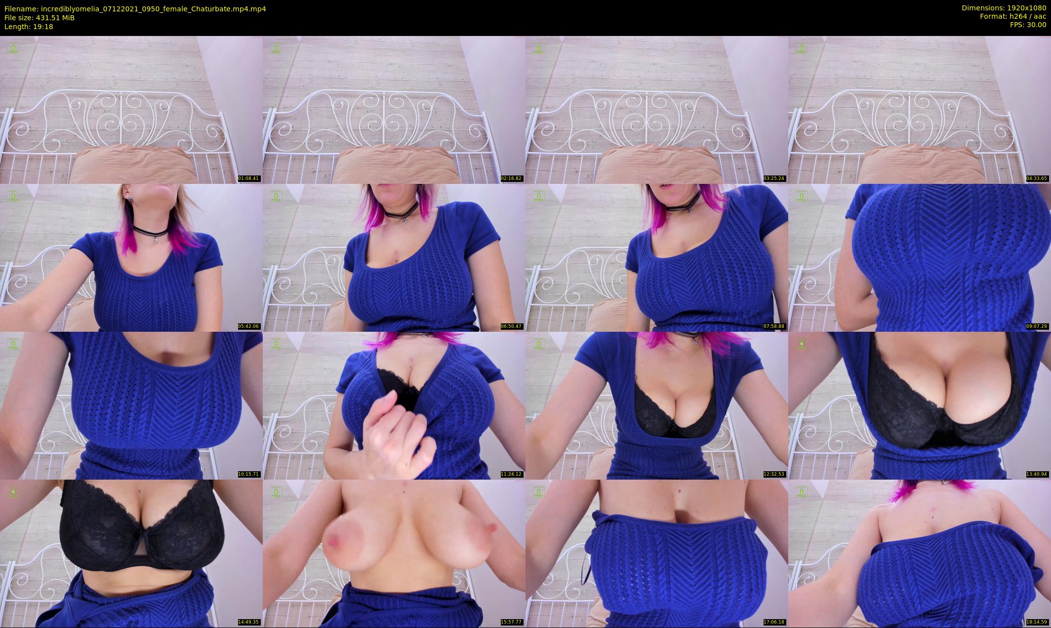 incrediblyomelia — 20 minute Chaturbate female cam show recording, 1080p, Dec 7, 2021