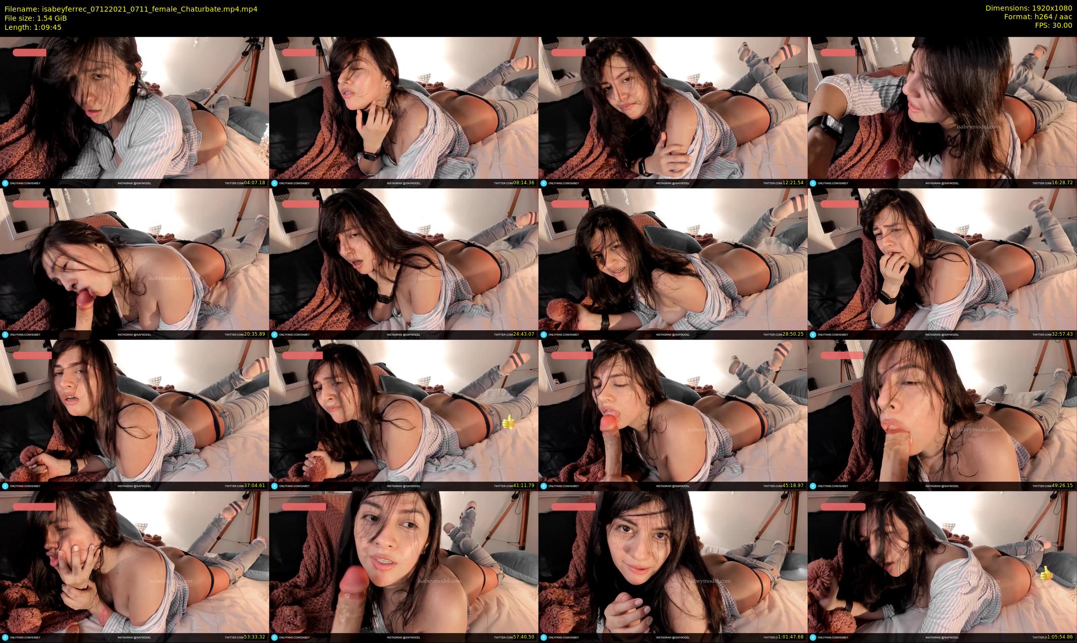 isabeyferrec — 70 minute Chaturbate female cam show recording, 1080p, Dec 7, 2021