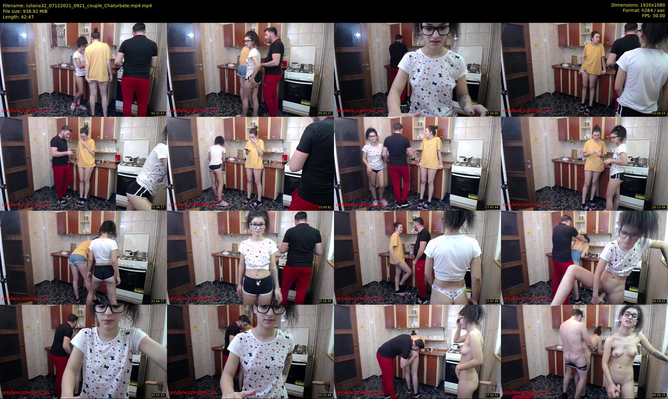 iuliana32 — 43 minute Chaturbate couple cam show recording, 1080p, Dec 7, 2021