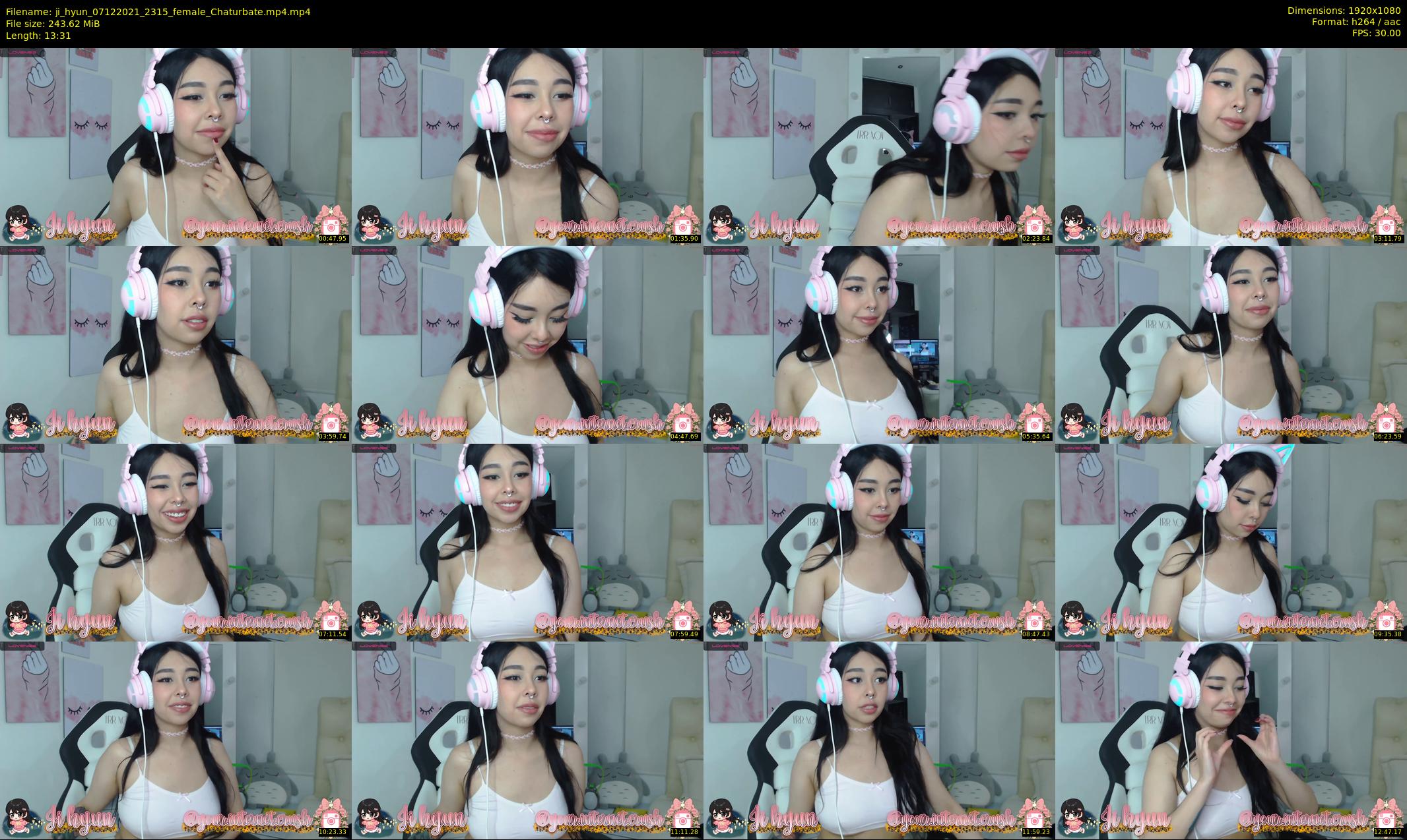 ji_hyun — 14 minute Chaturbate female cam show recording, 1080p, Dec 7, 2021