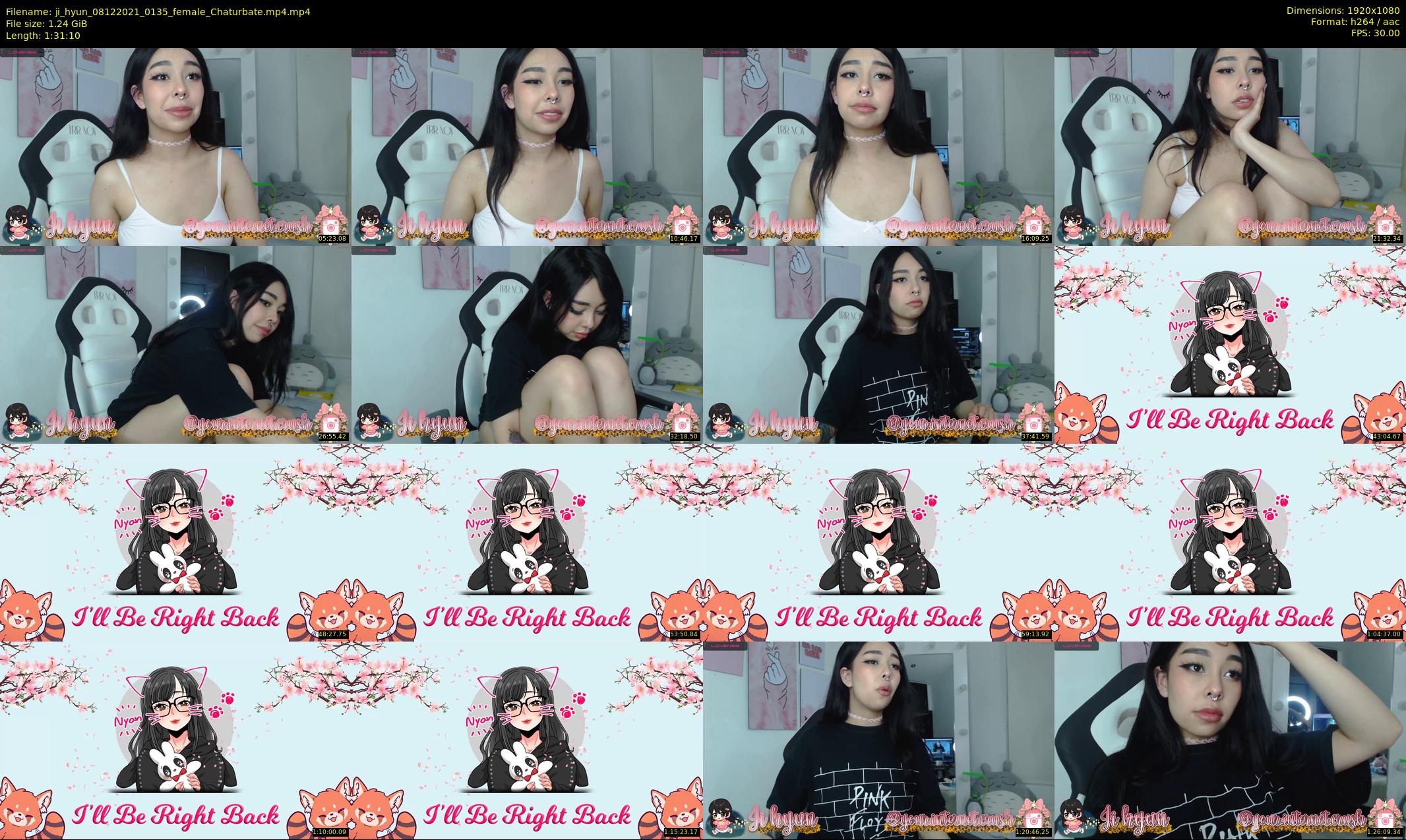 ji_hyun — 92 minute Chaturbate female cam show recording, 1080p, Dec 8, 2021