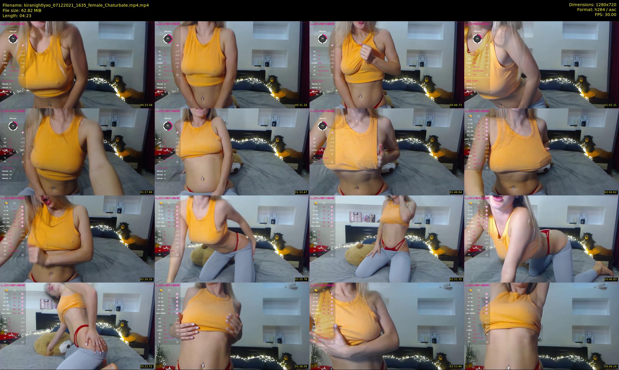 kiranightlyxo — 5 minute Chaturbate female cam show recording, 720p, Dec 7, 2021