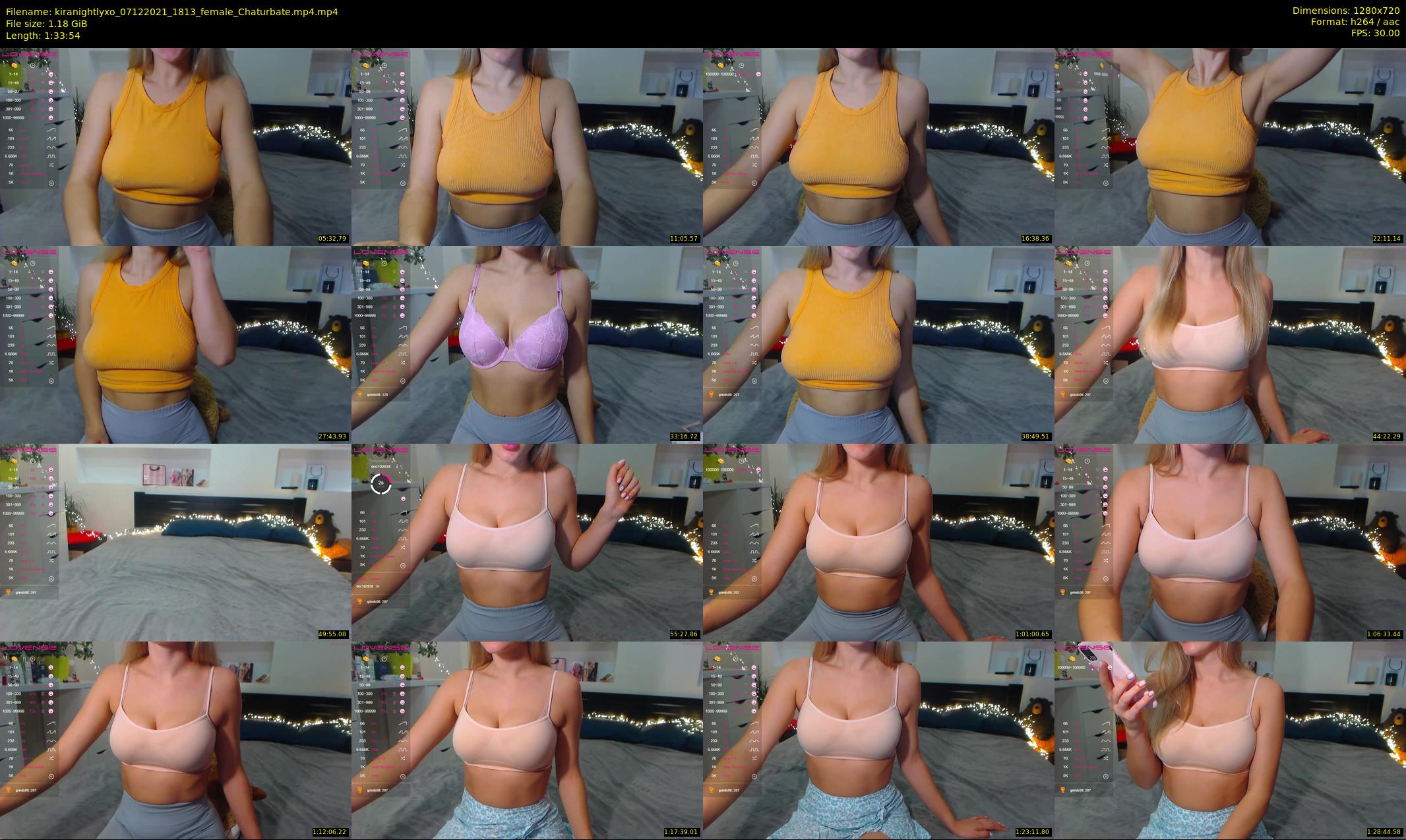 kiranightlyxo — 94 minute Chaturbate female cam show recording, 720p, Dec 7, 2021