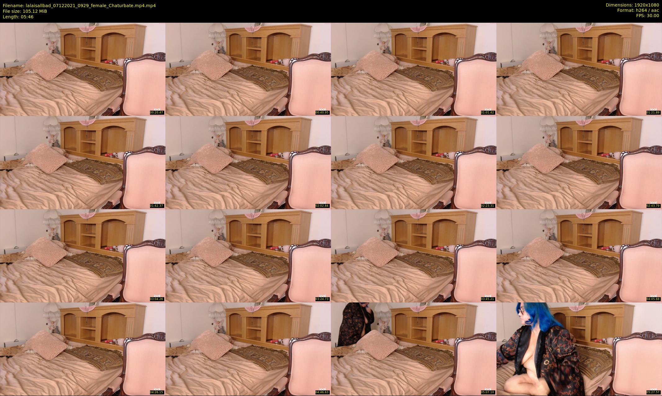 lalaisallbad — 6 minute Chaturbate female cam show recording, 1080p, Dec 7, 2021