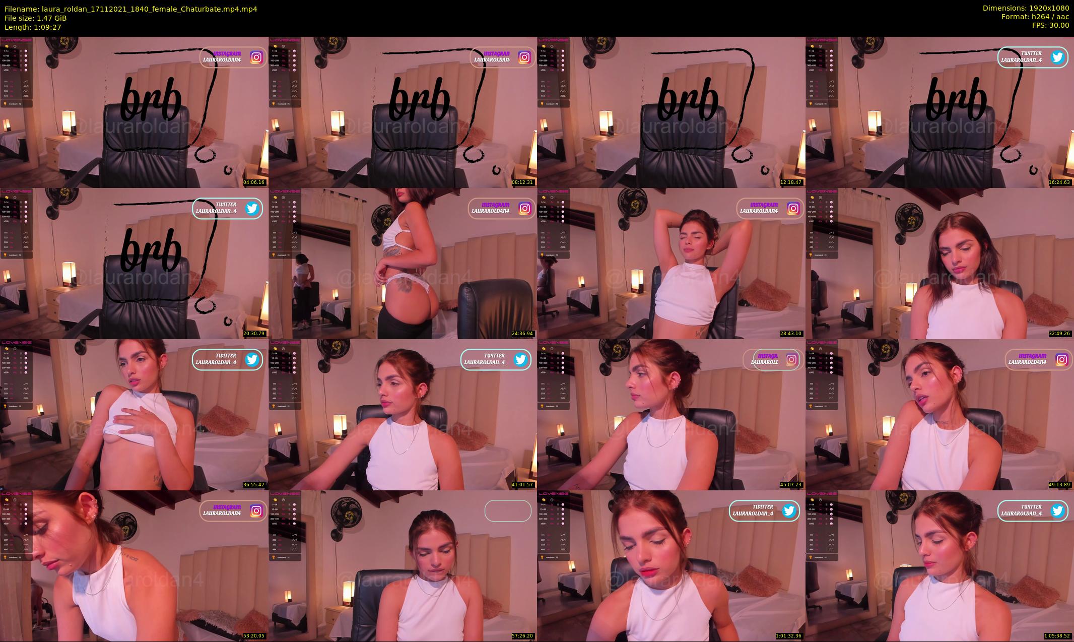 laura_roldan — 70 minute Chaturbate female cam show recording, 1080p, Nov 17, 2021
