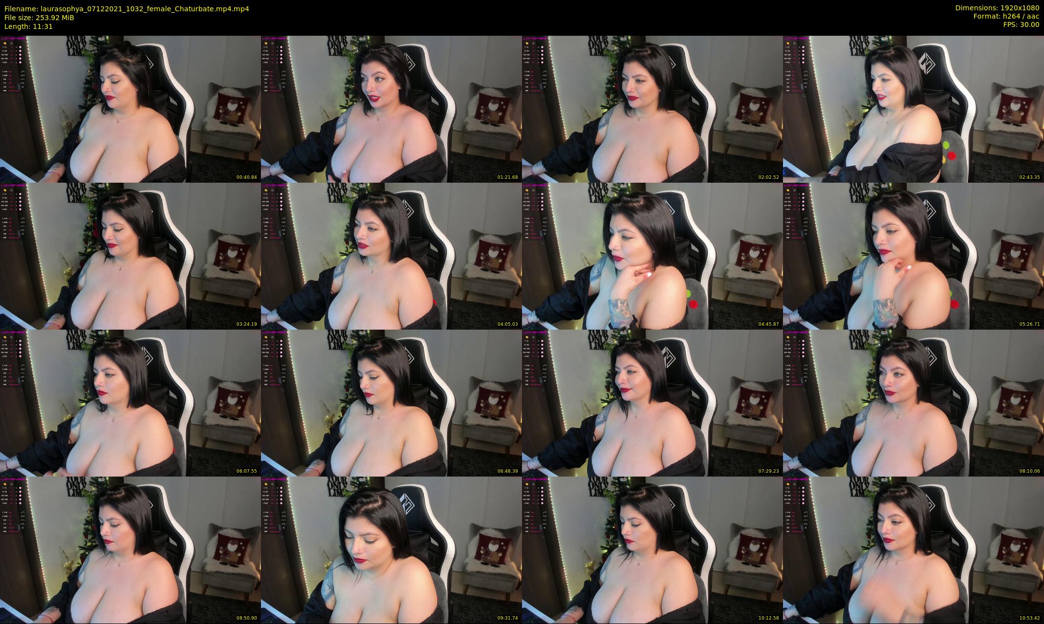 laurasophya — 12 minute Chaturbate female cam show recording, 1080p, Dec 7, 2021