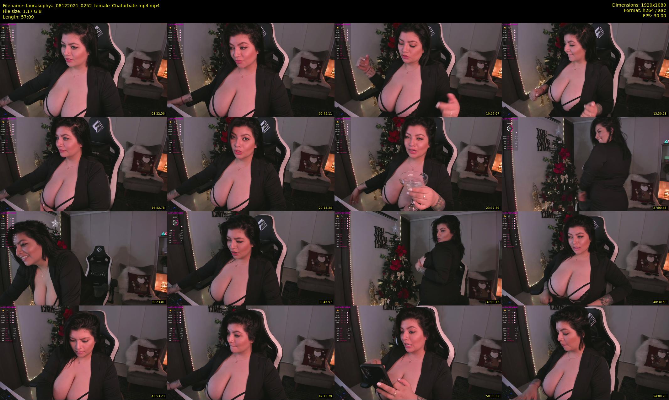 laurasophya — 58 minute Chaturbate female cam show recording, 1080p, Dec 8, 2021
