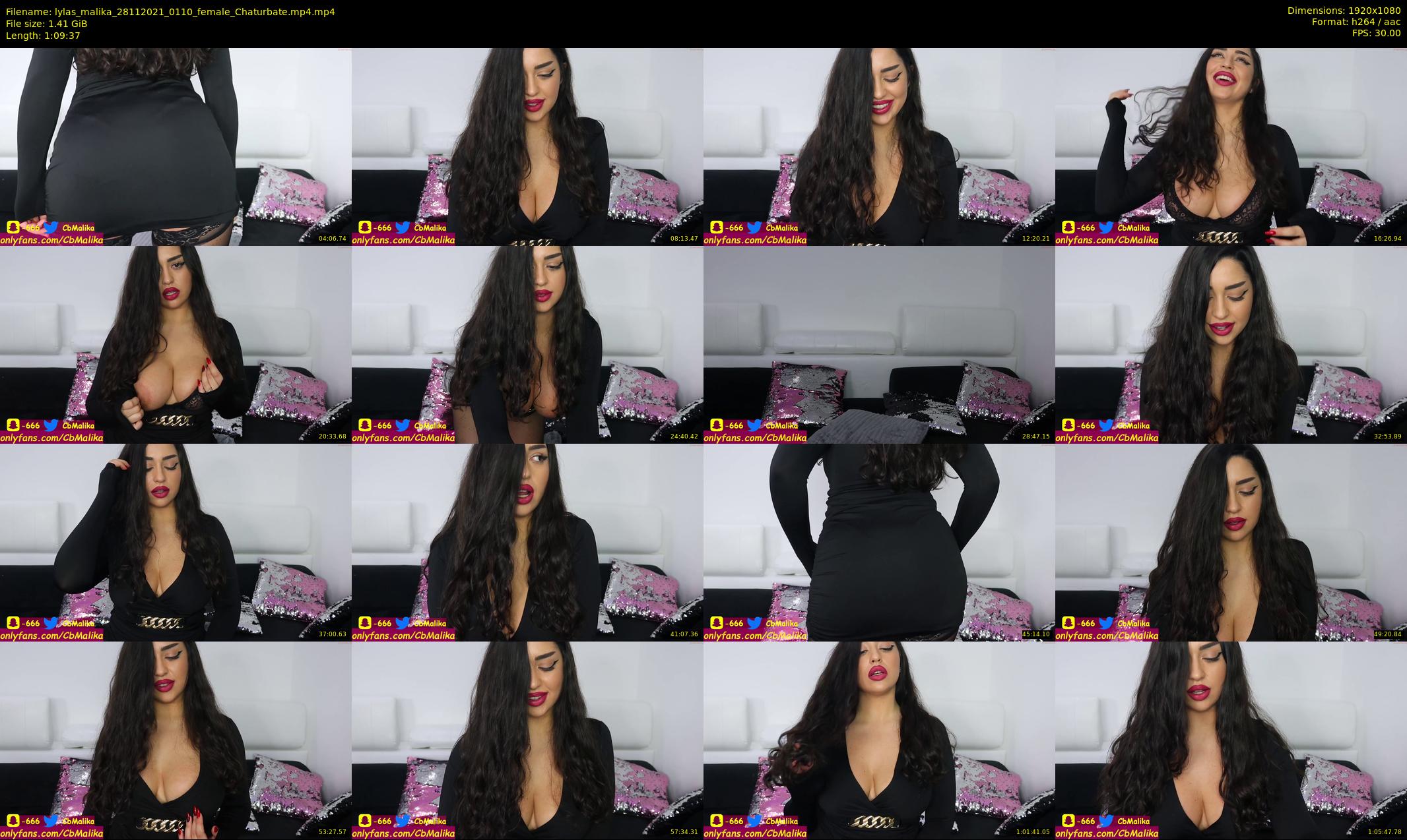lylas_malika — 70 minute Chaturbate female cam show recording, 1080p, Nov 28, 2021
