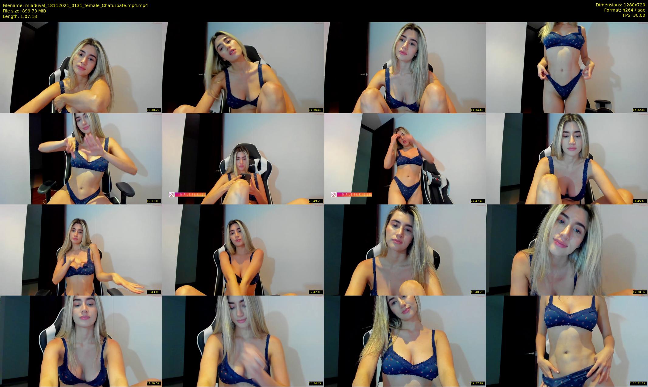 miaduval — 68 minute Chaturbate female cam show recording, 720p, Nov 18, 2021