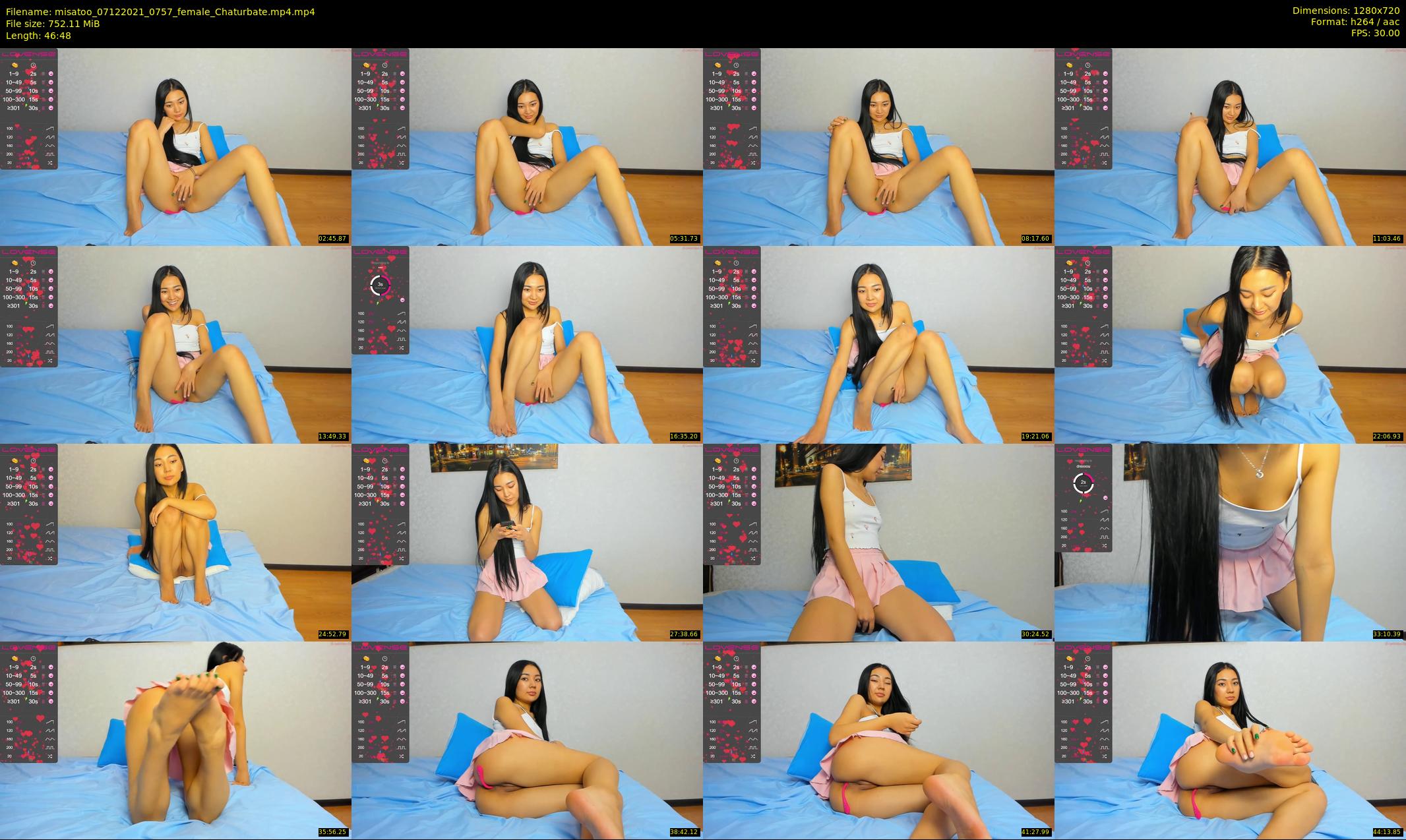 misatoo — 47 minute Chaturbate female cam show recording, 720p, Dec 7, 2021