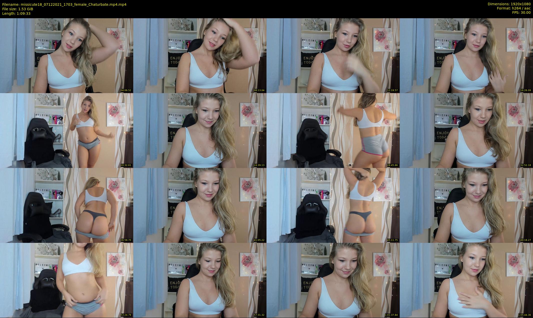 missicute18 — 70 minute Chaturbate female cam show recording, 1080p, Dec 7, 2021