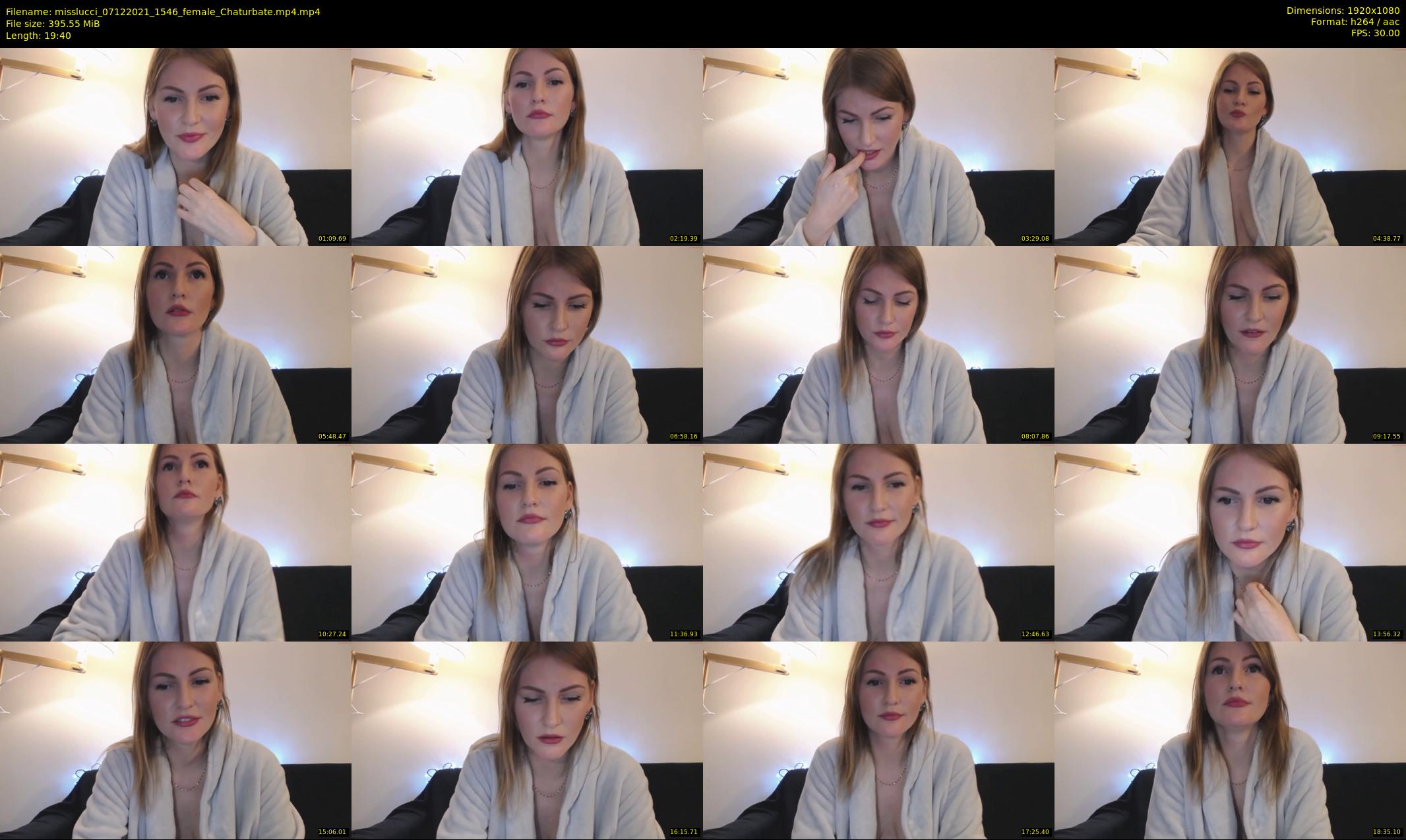 misslucci — 20 minute Chaturbate female cam show recording, 1080p, Dec 7, 2021