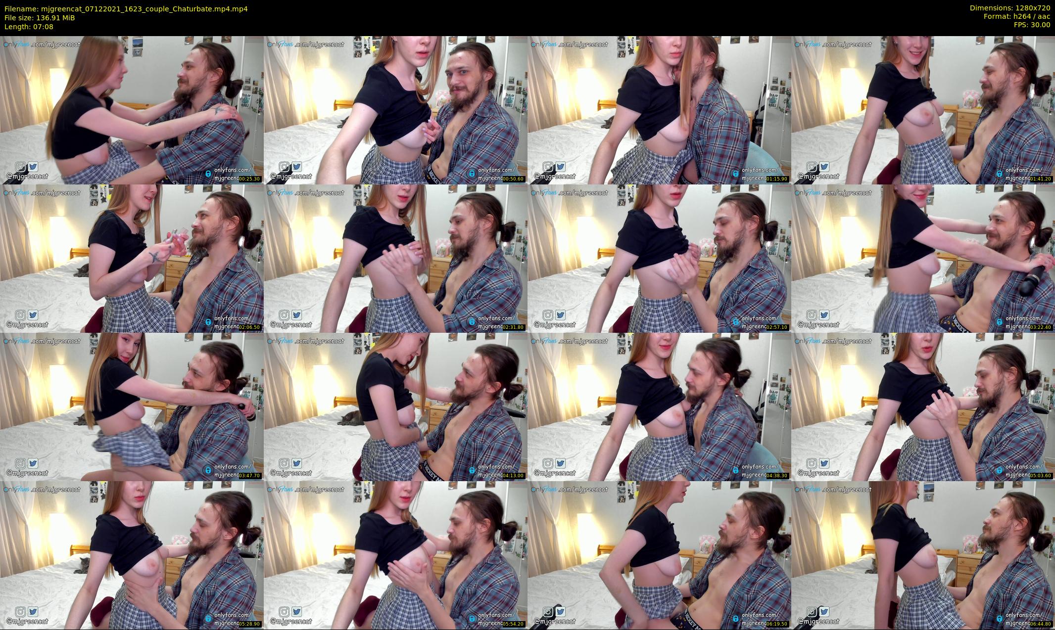 mjgreencat — 8 minute Chaturbate female cam show recording, 720p, Dec 7, 2021