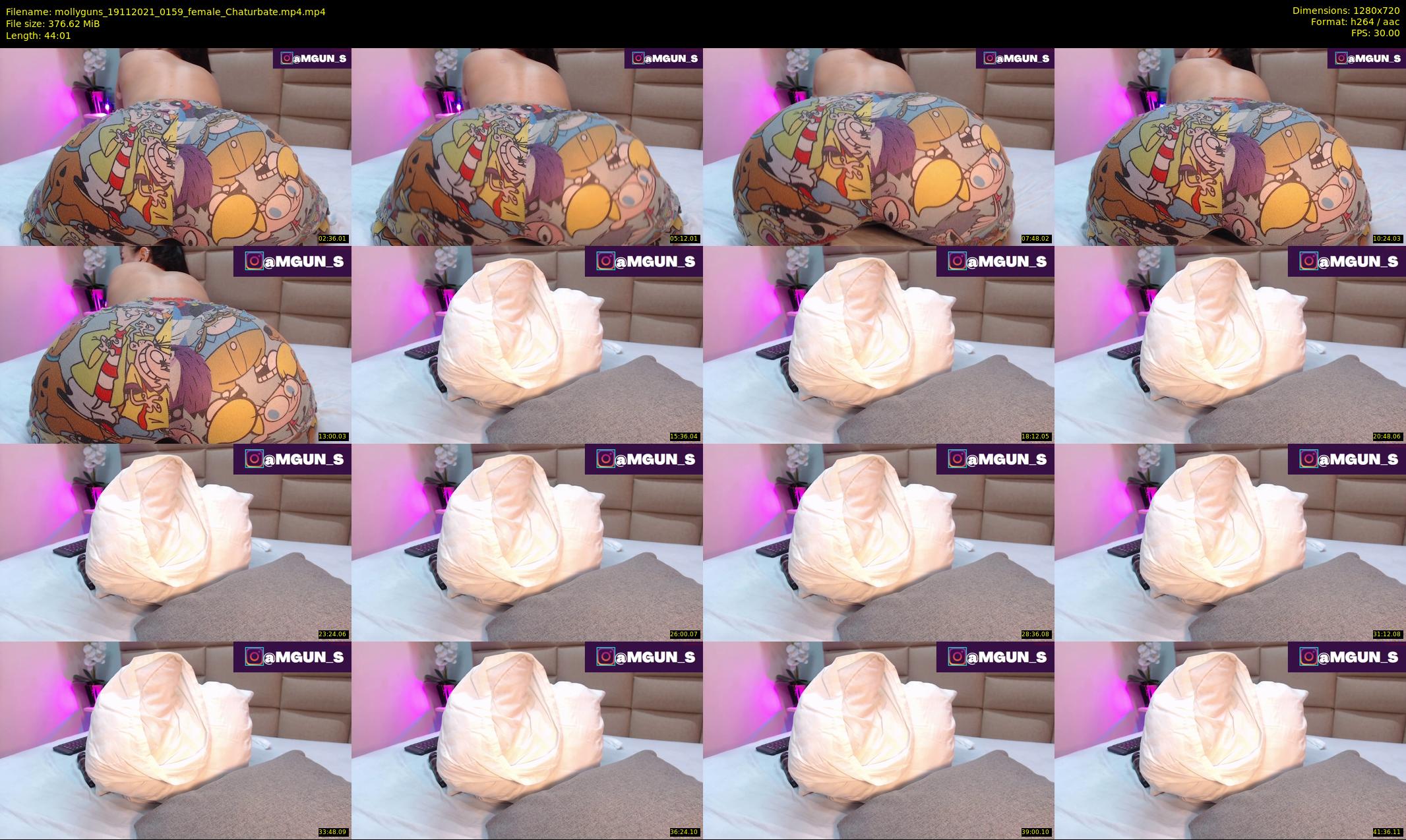 mollyguns — 45 minute Chaturbate female cam show recording, 720p, Nov 19, 2021