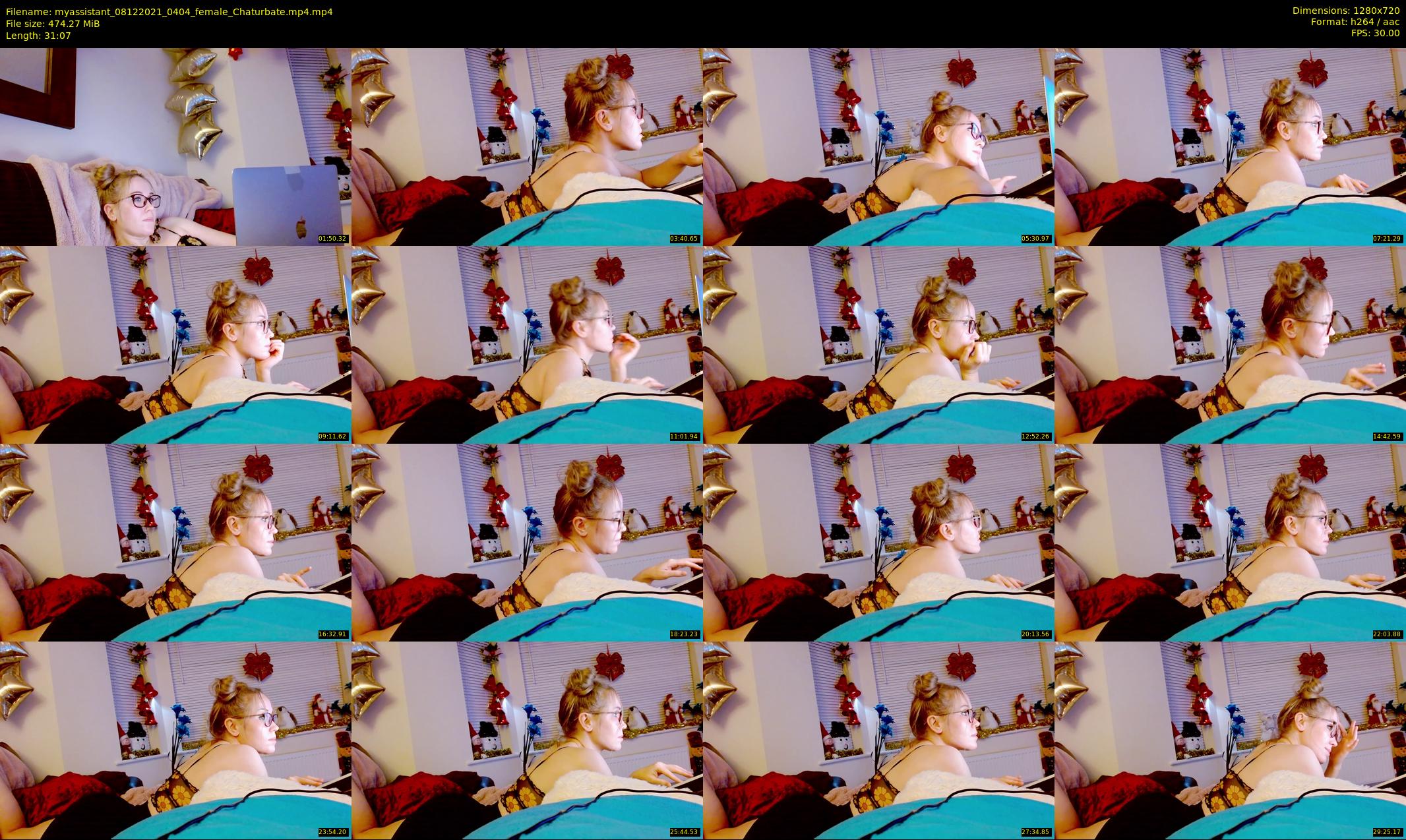 myassistant — 32 minute Chaturbate female cam show recording, 720p, Dec 8, 2021