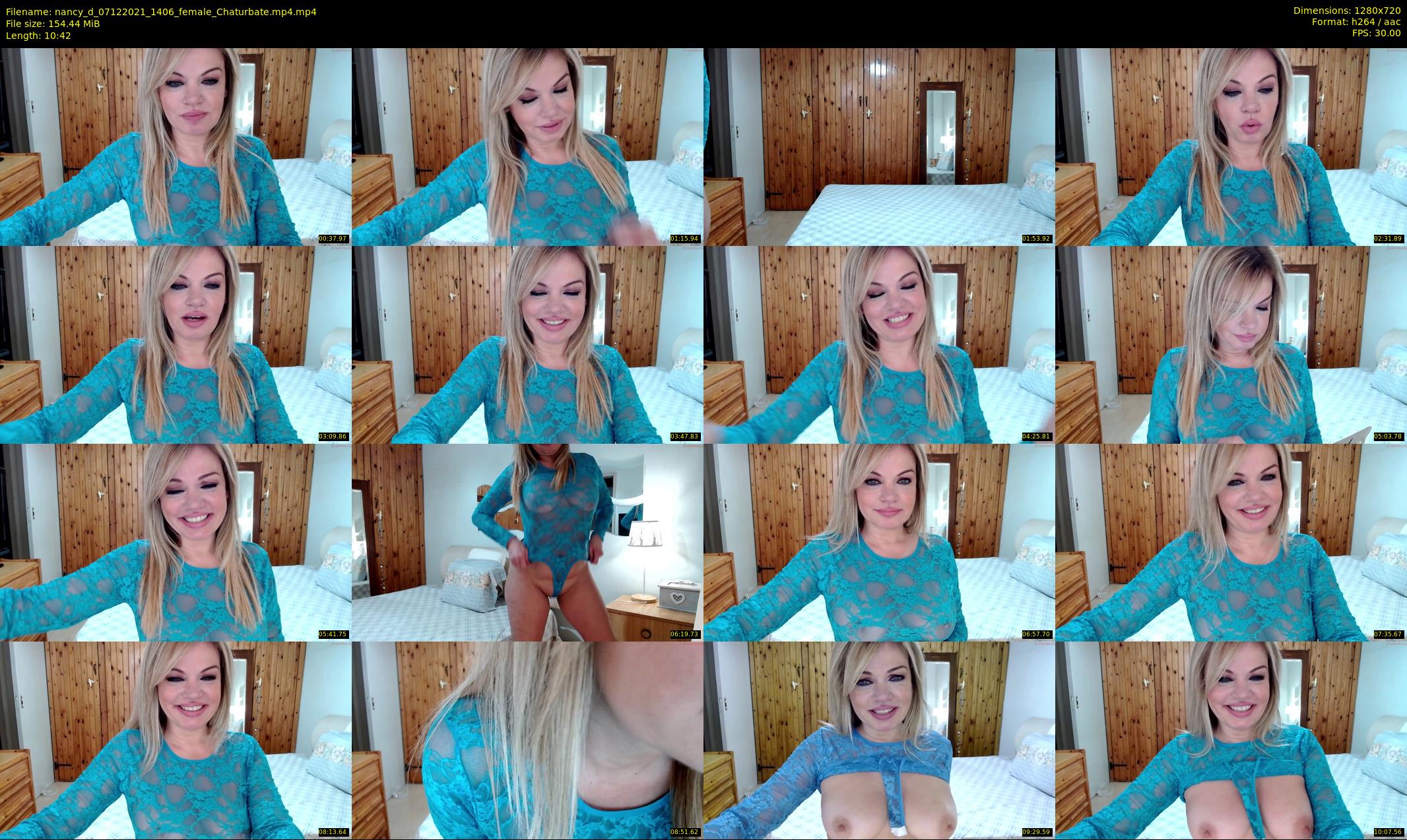 nancy_d — 11 minute Chaturbate female cam show recording, 720p, Dec 7, 2021