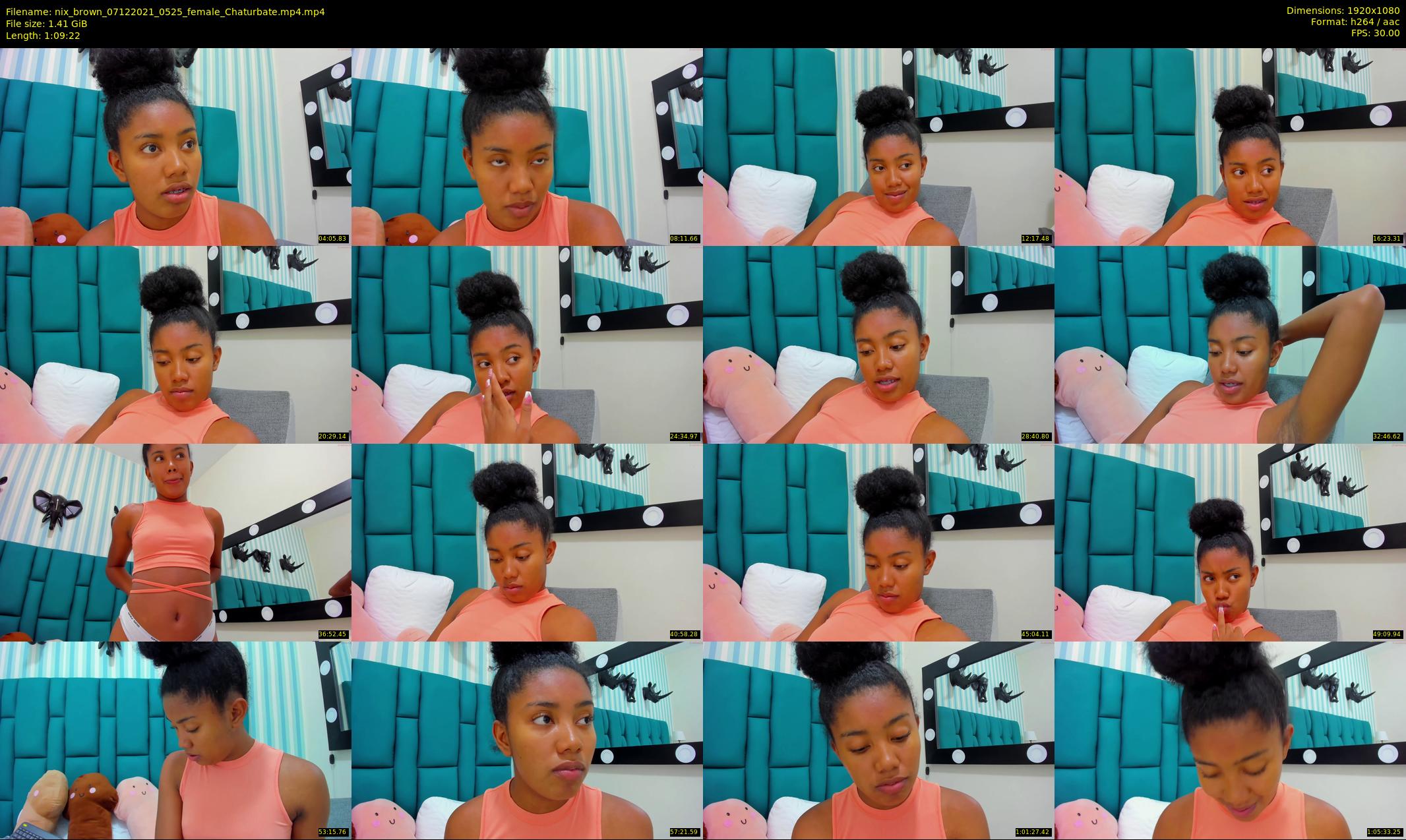 nix_brown — 70 minute Chaturbate female cam show recording, 1080p, Dec 7, 2021