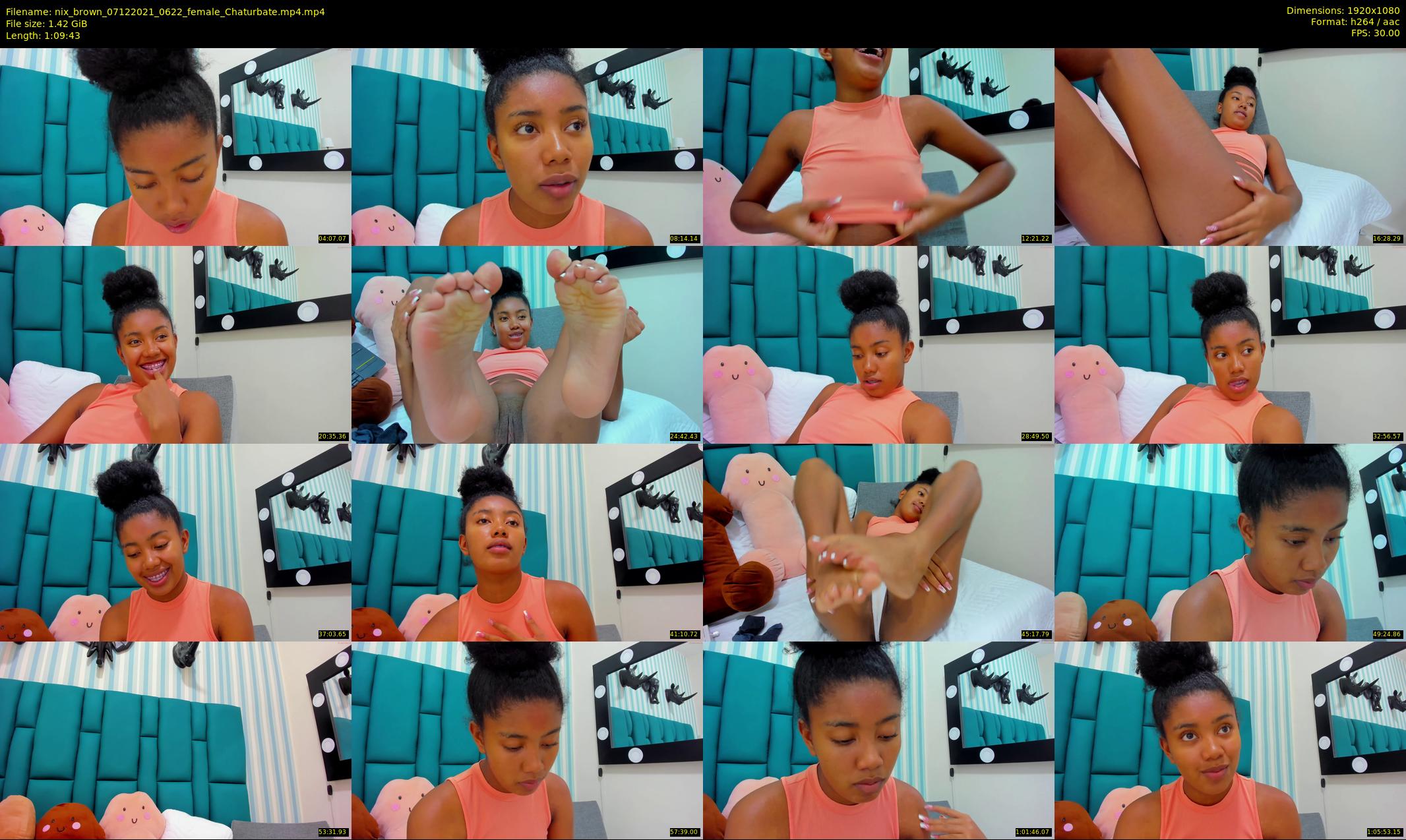 nix_brown — 70 minute Chaturbate female cam show recording, 1080p, Dec 7, 2021