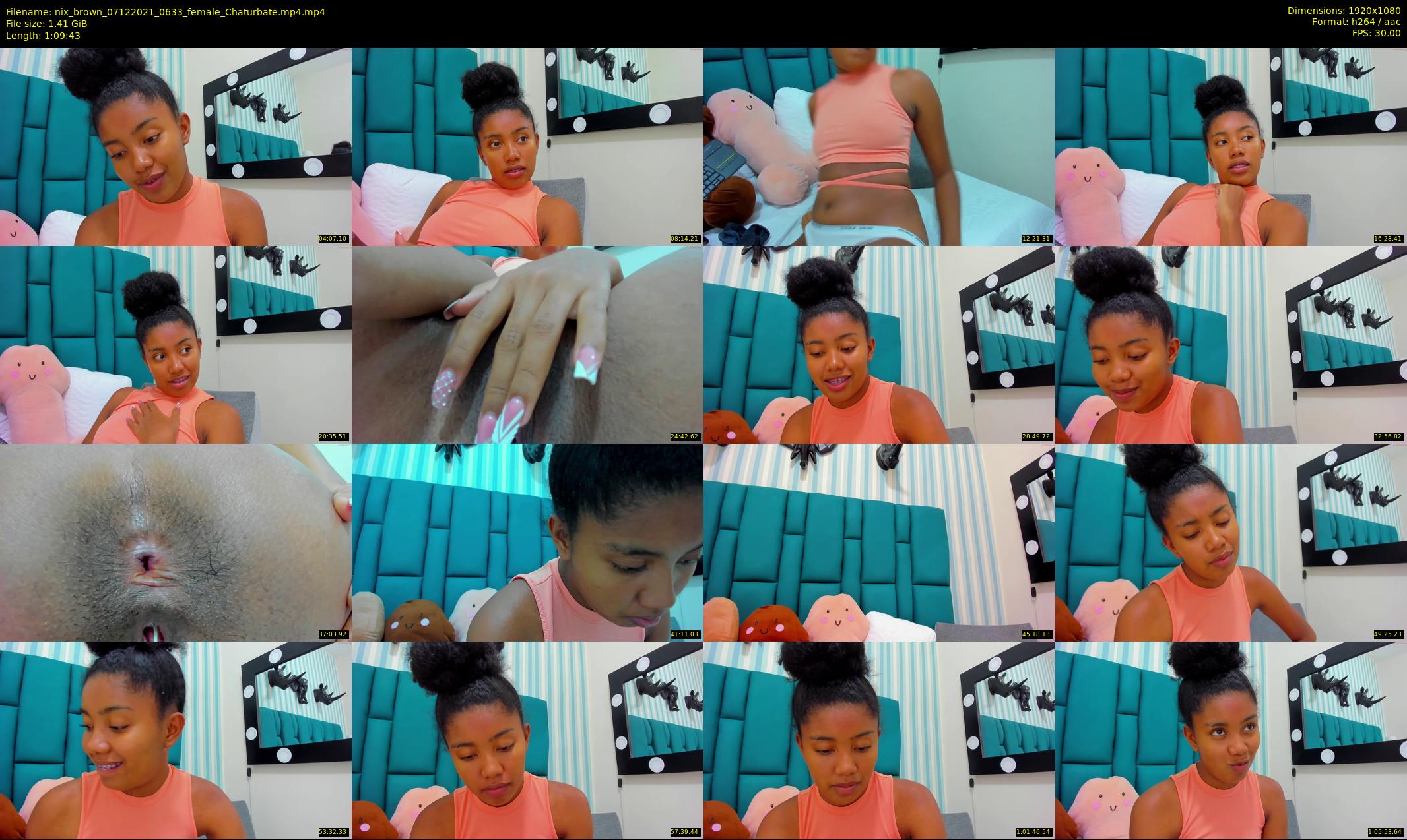 nix_brown — 70 minute Chaturbate female cam show recording, 1080p, Dec 7, 2021