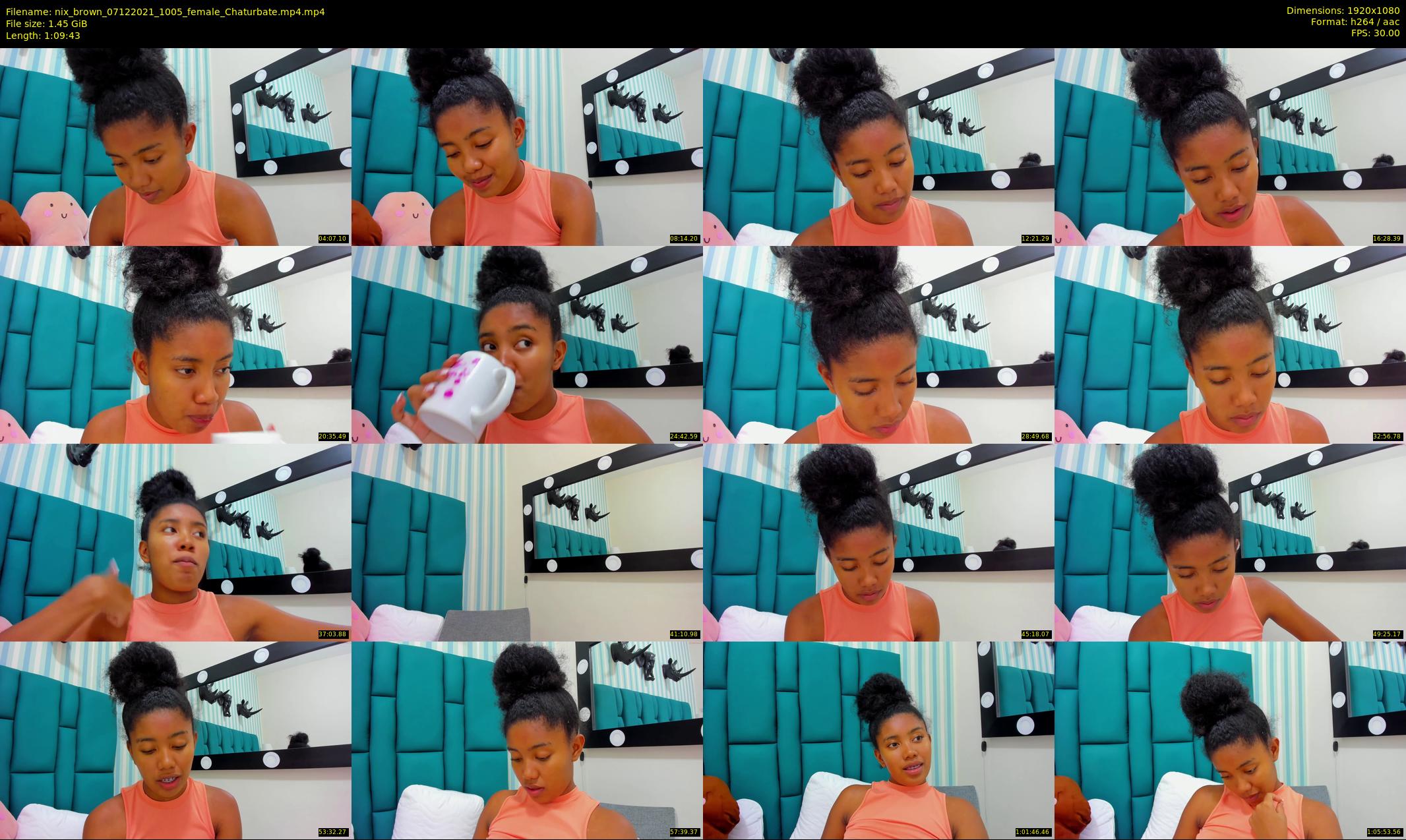 nix_brown — 70 minute Chaturbate female cam show recording, 1080p, Dec 7, 2021
