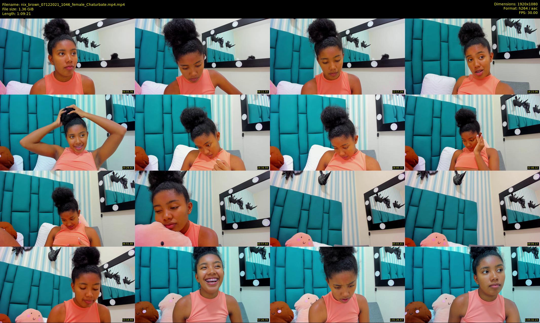 nix_brown — 70 minute Chaturbate female cam show recording, 1080p, Dec 7, 2021