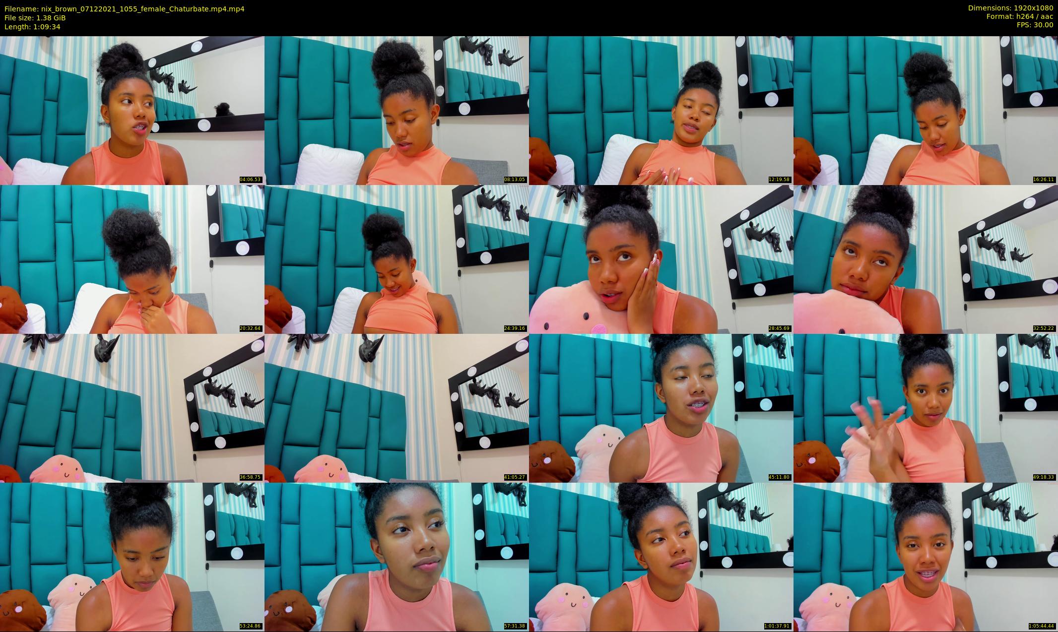 nix_brown — 70 minute Chaturbate female cam show recording, 1080p, Dec 7, 2021