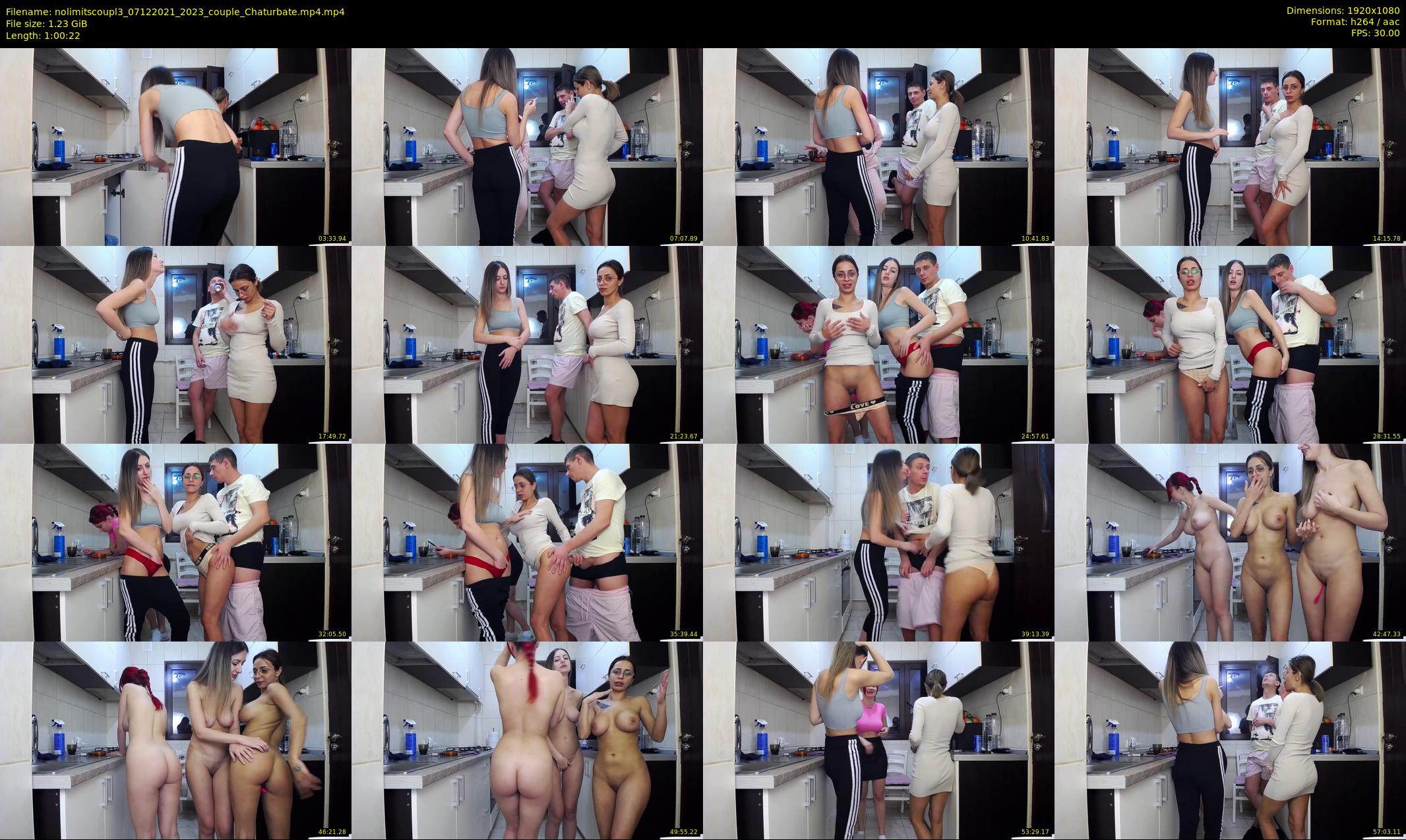 nolimitscoupl3 — 61 minute Chaturbate couple cam show recording, 1080p, Dec 7, 2021