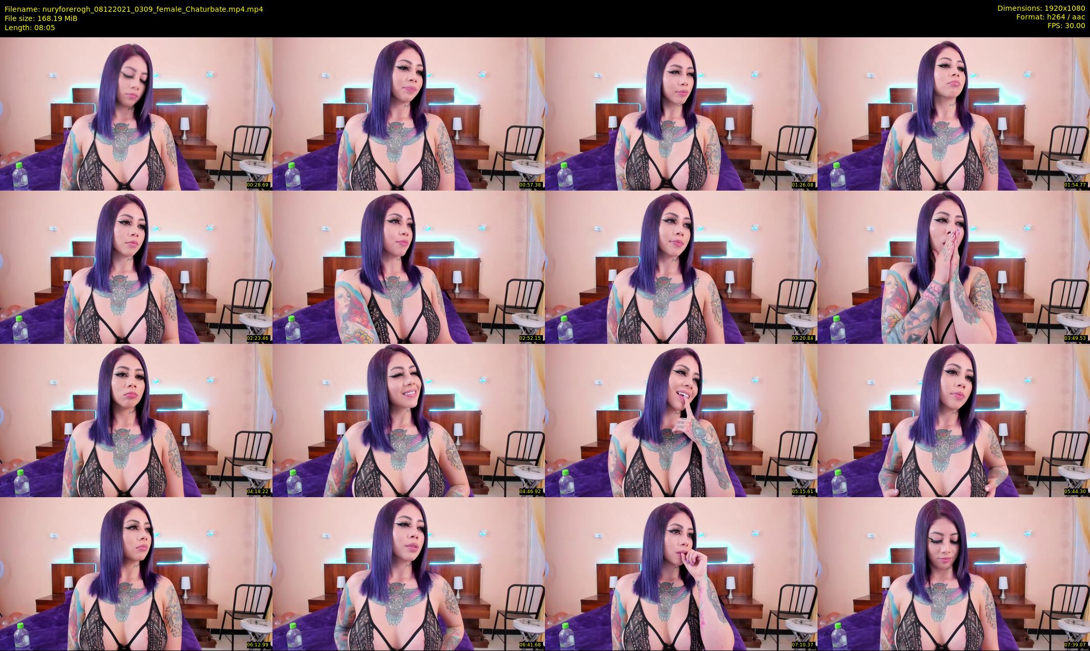 nuryforerogh — 9 minute Chaturbate female cam show recording, 1080p, Dec 8, 2021
