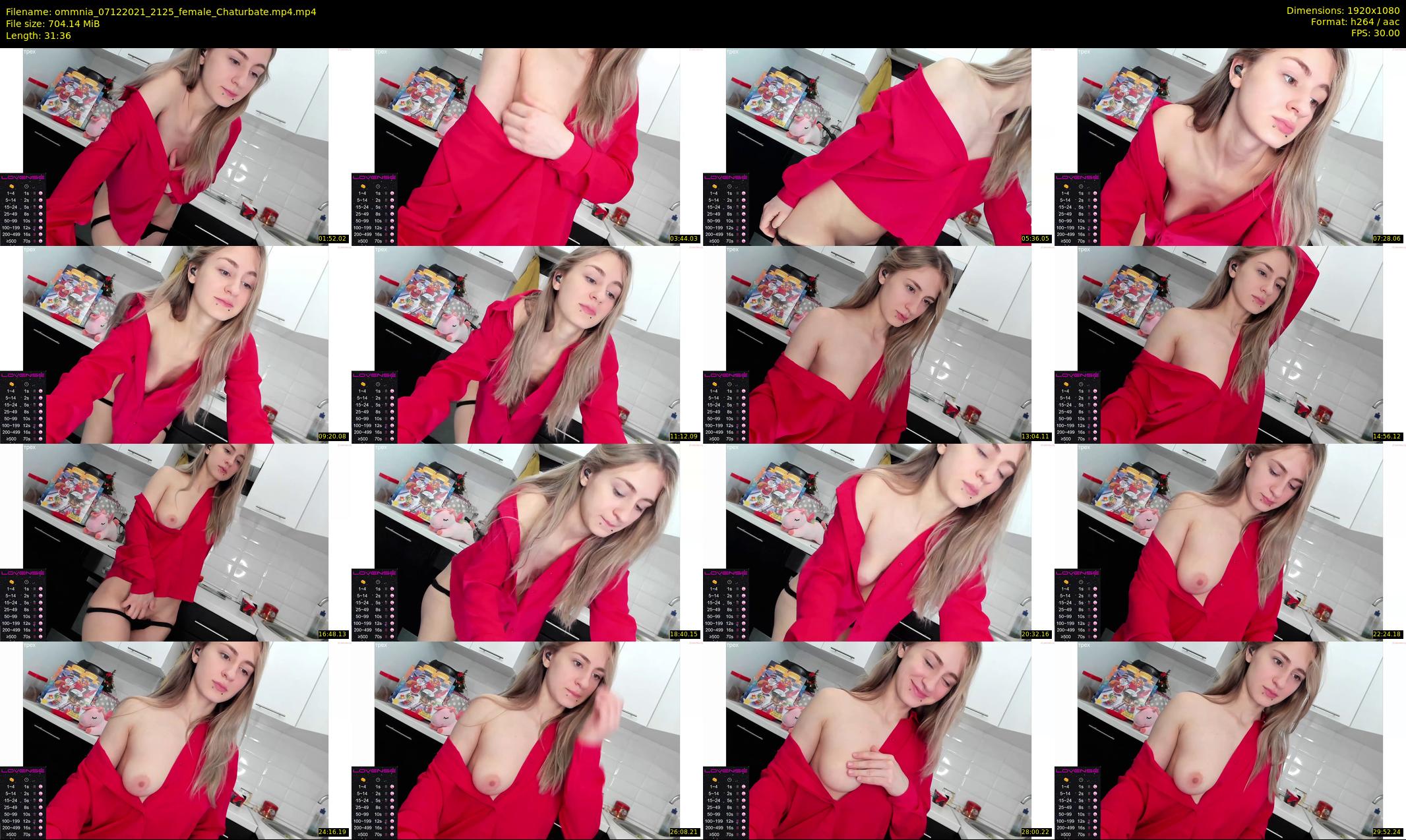 ommnia — 32 minute Chaturbate female cam show recording, 1080p, Dec 7, 2021