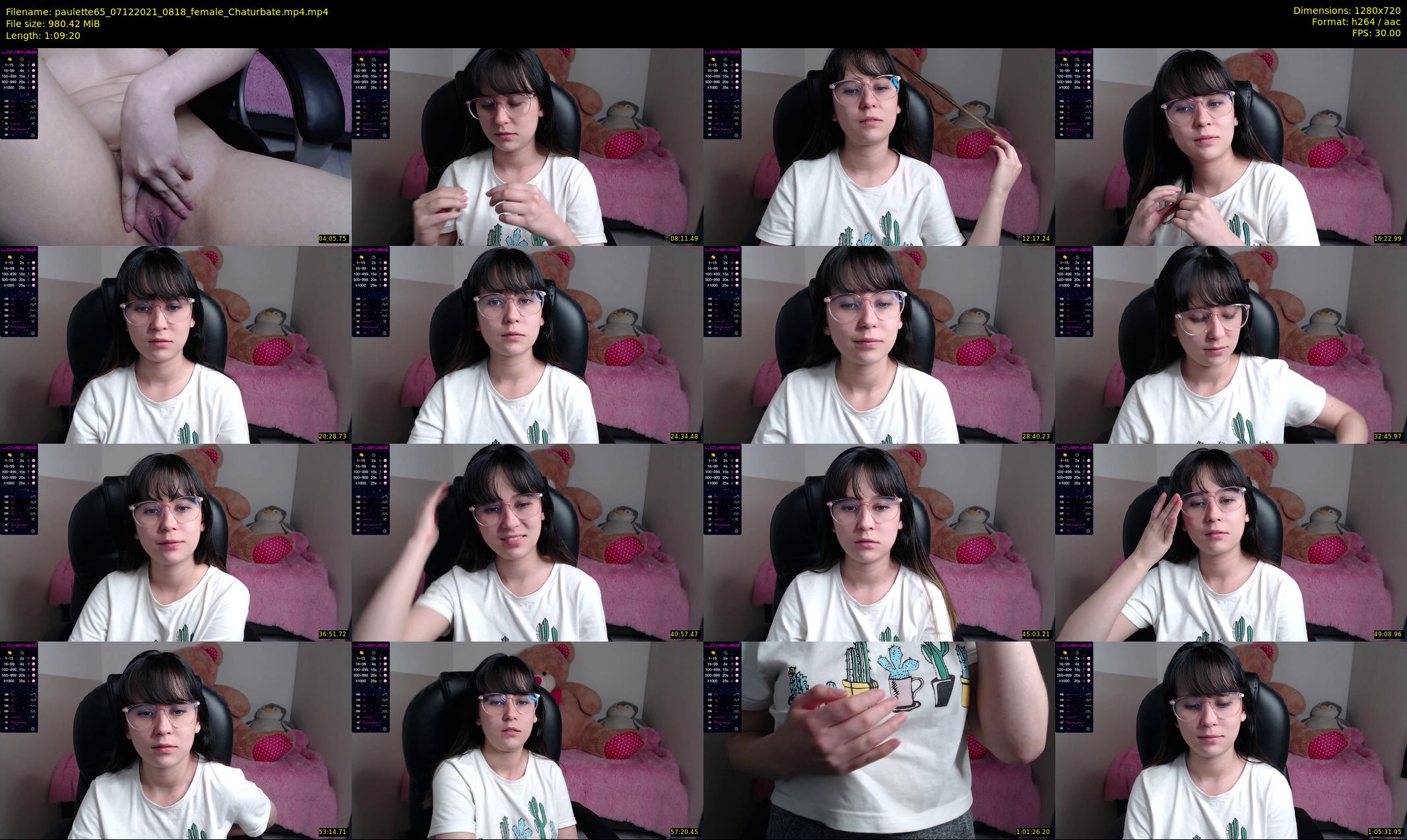 paulette65 — 70 minute Chaturbate female cam show recording, 720p, Dec 7, 2021