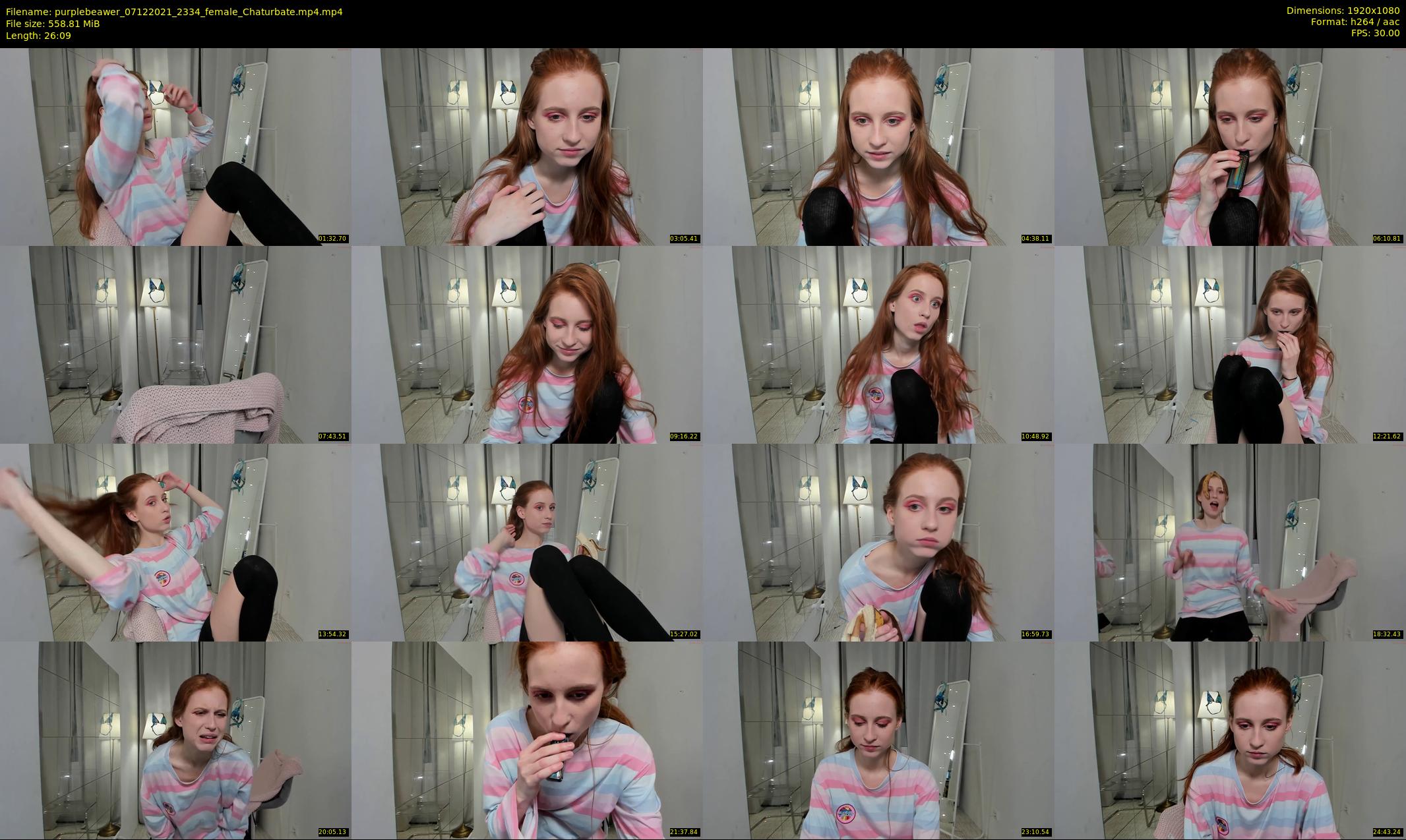 purplebeawer — 27 minute Chaturbate female cam show recording, 1080p, Dec 7, 2021