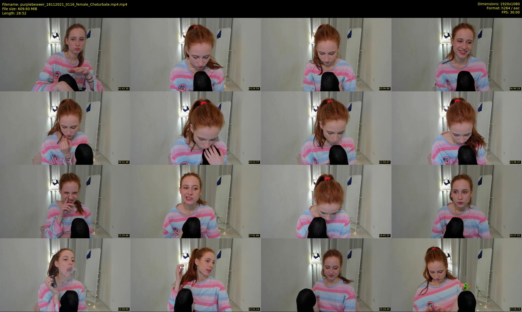 purplebeawer — 29 minute Chaturbate female cam show recording, 1080p, Nov 18, 2021